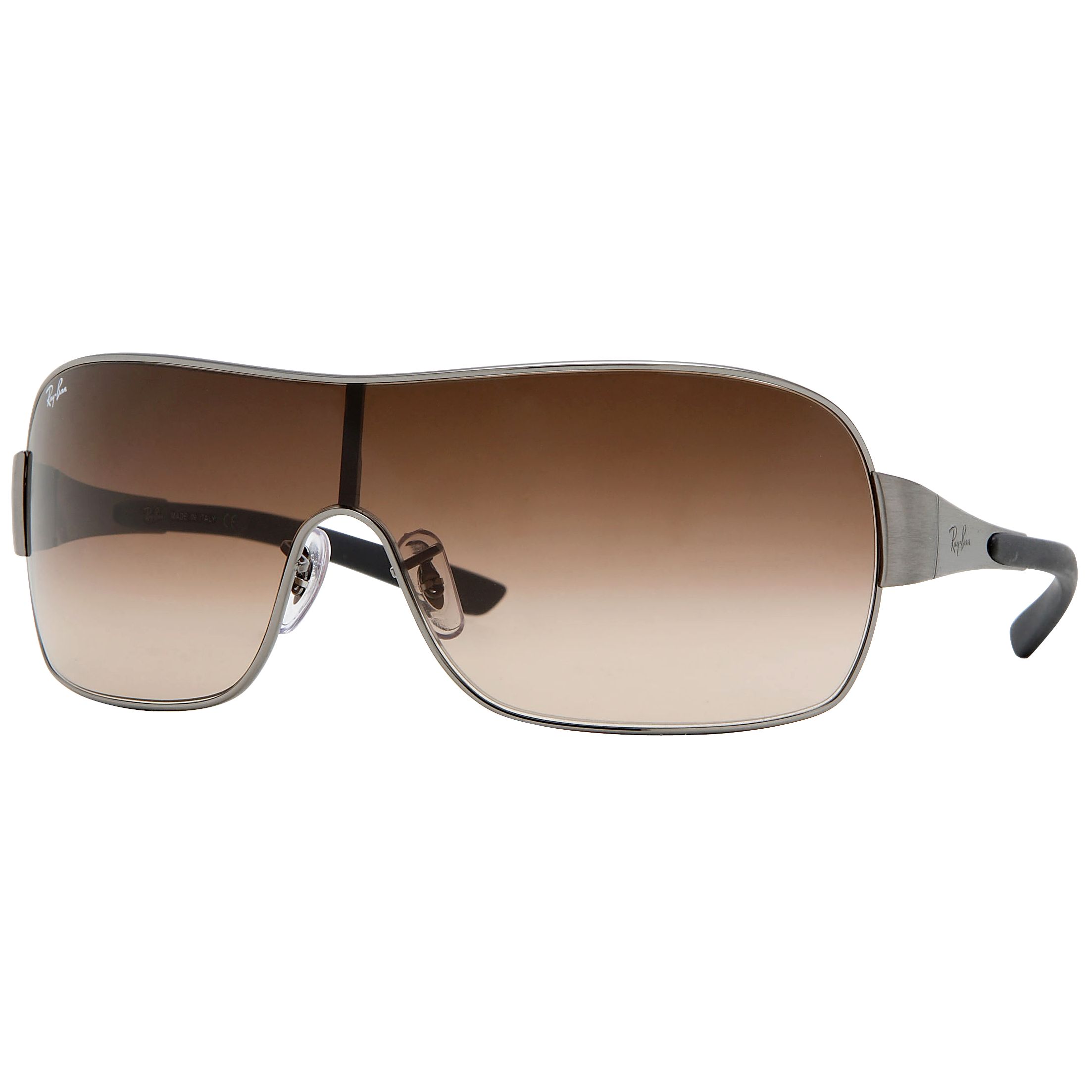 Ray-Ban Men's Large Mask Sunglasses, Gunmetal, One Size