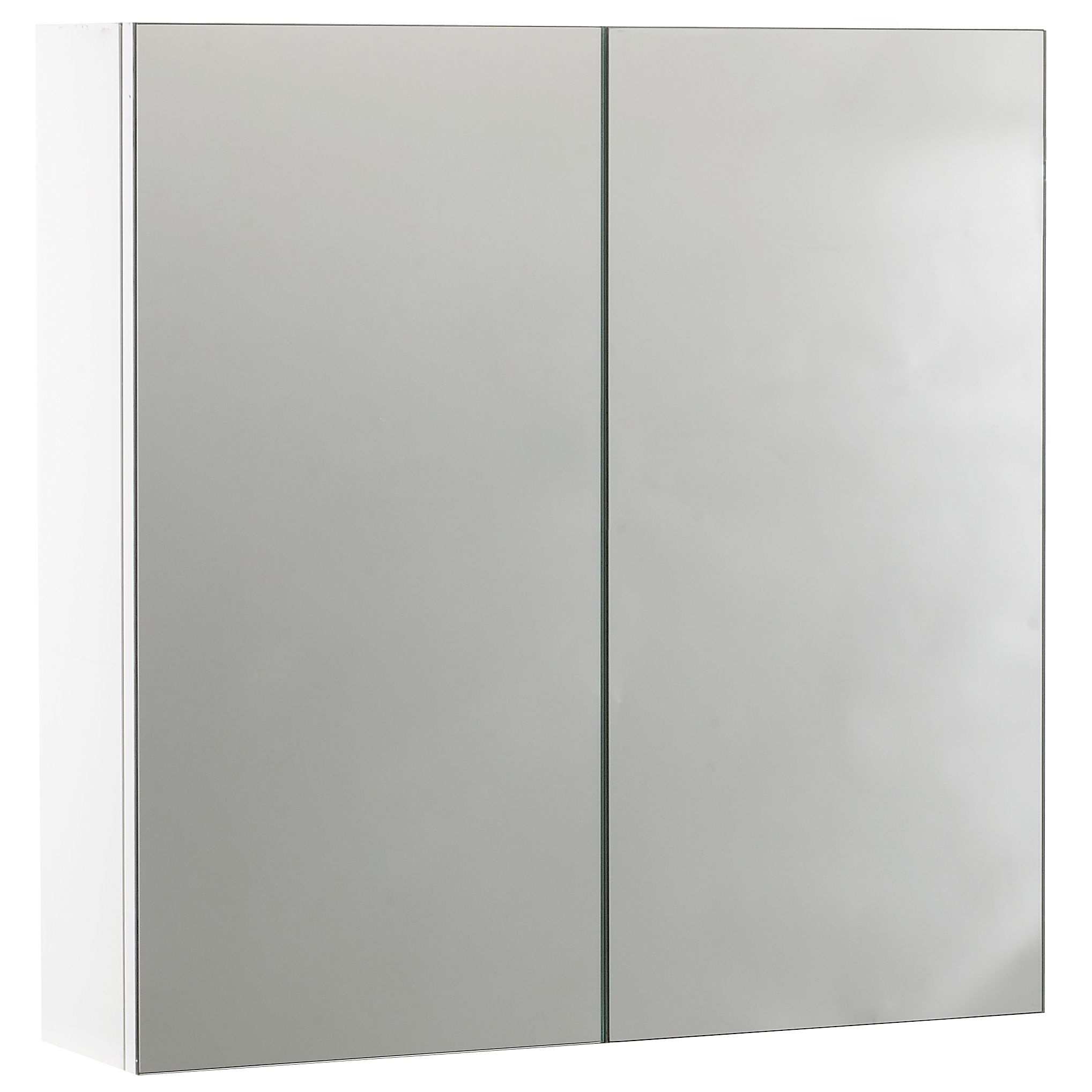 John Lewis Double Door Bathroom Cabinet, White at John Lewis