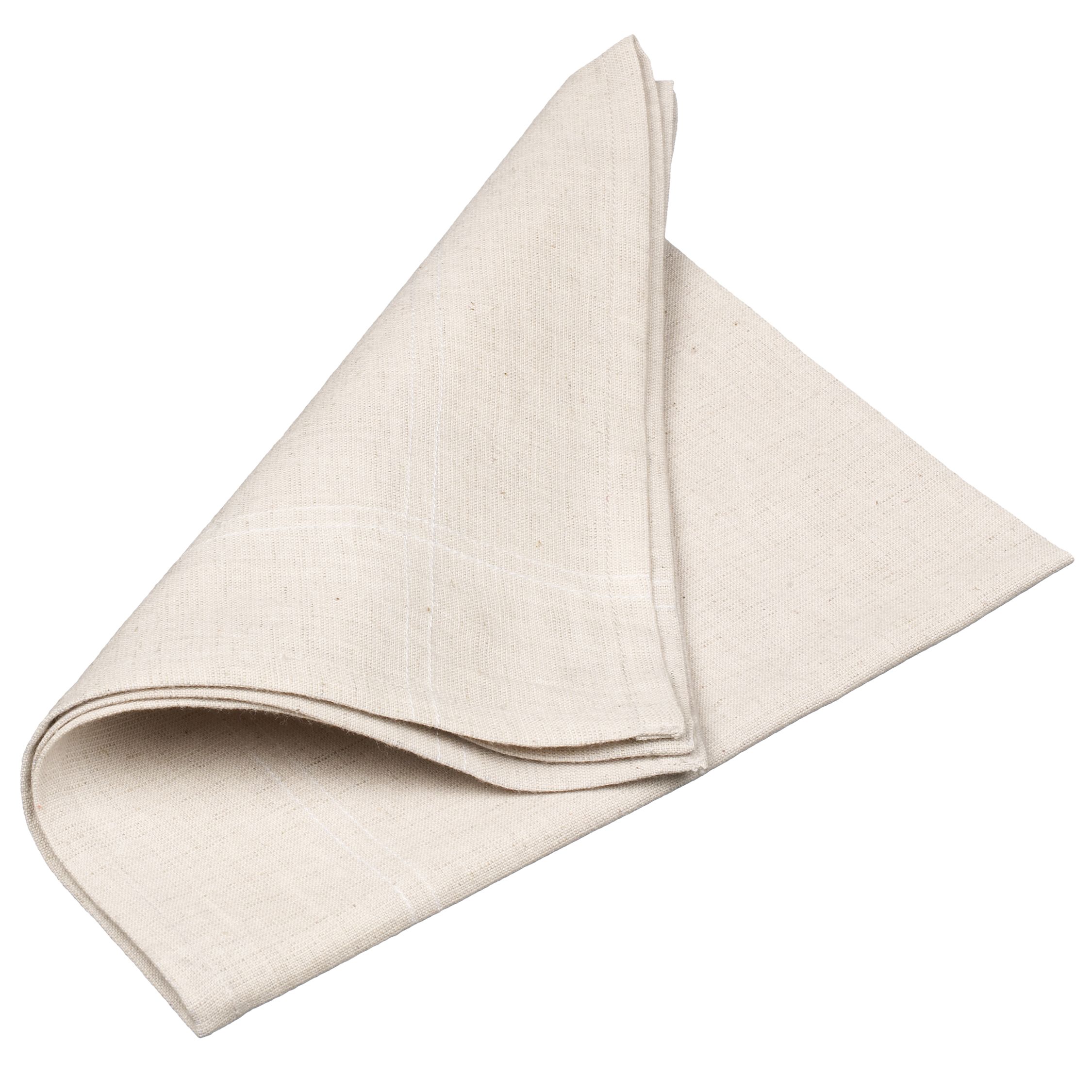 John Lewis Fleur Napkins, Natural