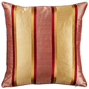 John Lewis Regency Stripe Cushion, Gold, One size