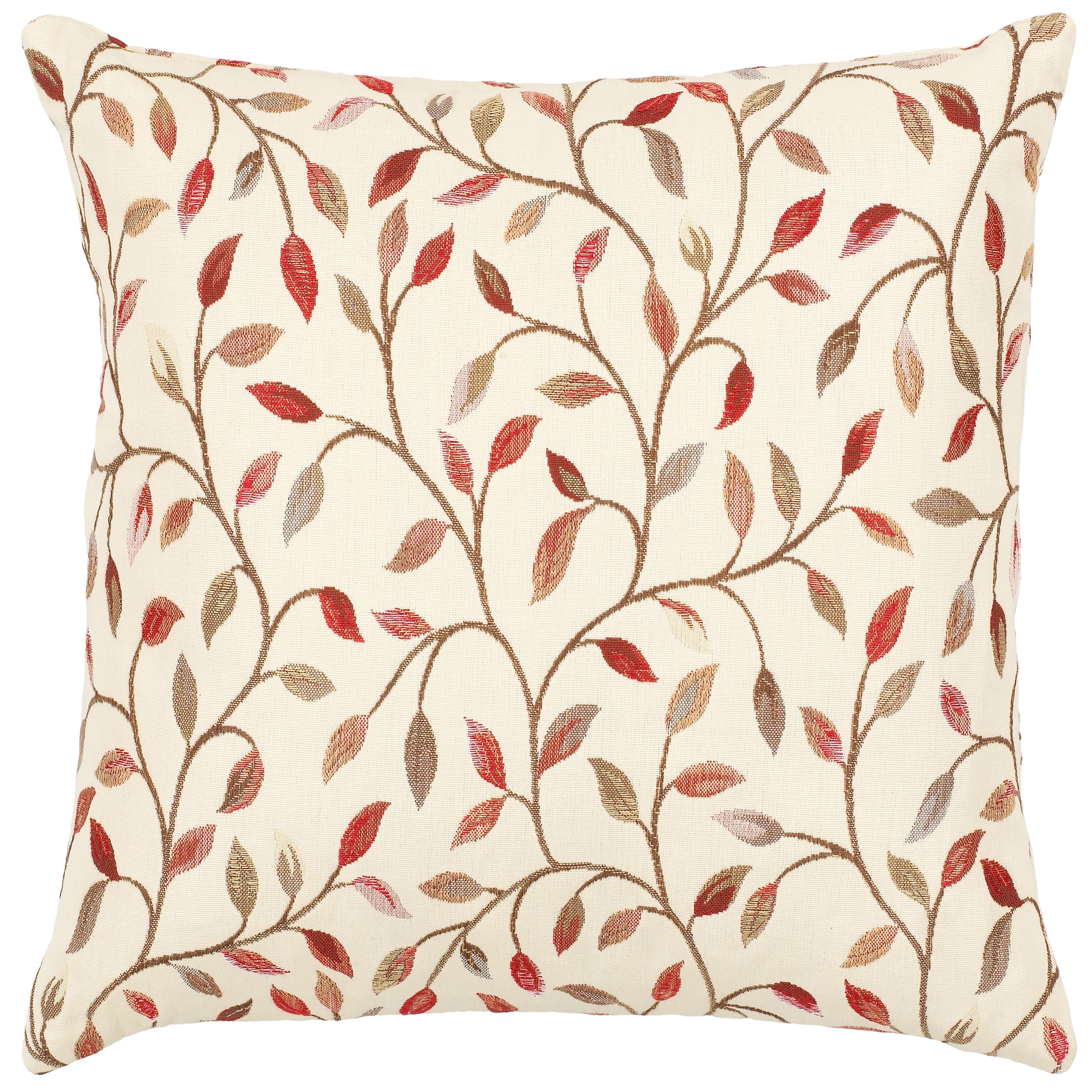 John Lewis Cervino Cushion, Red Nut, One size