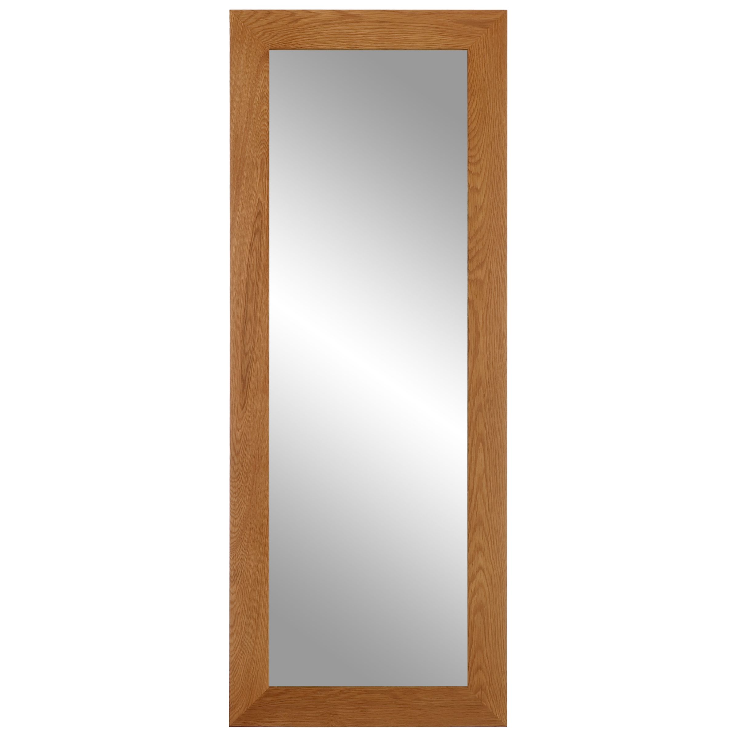 Brooke Oak Wall Mirror, H137 x W53cm