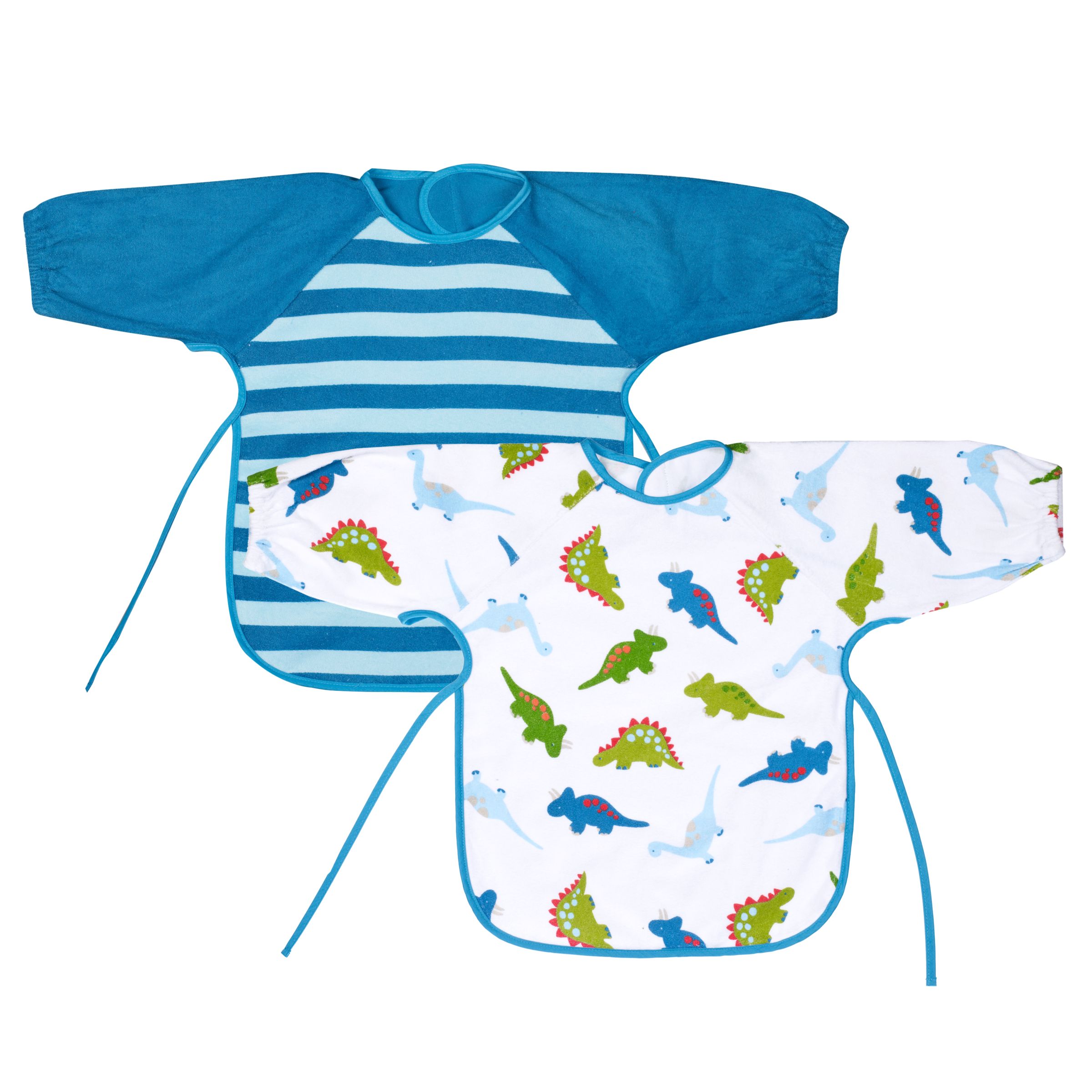 John Lewis Terry Dinosaur Bibs, Set of 2