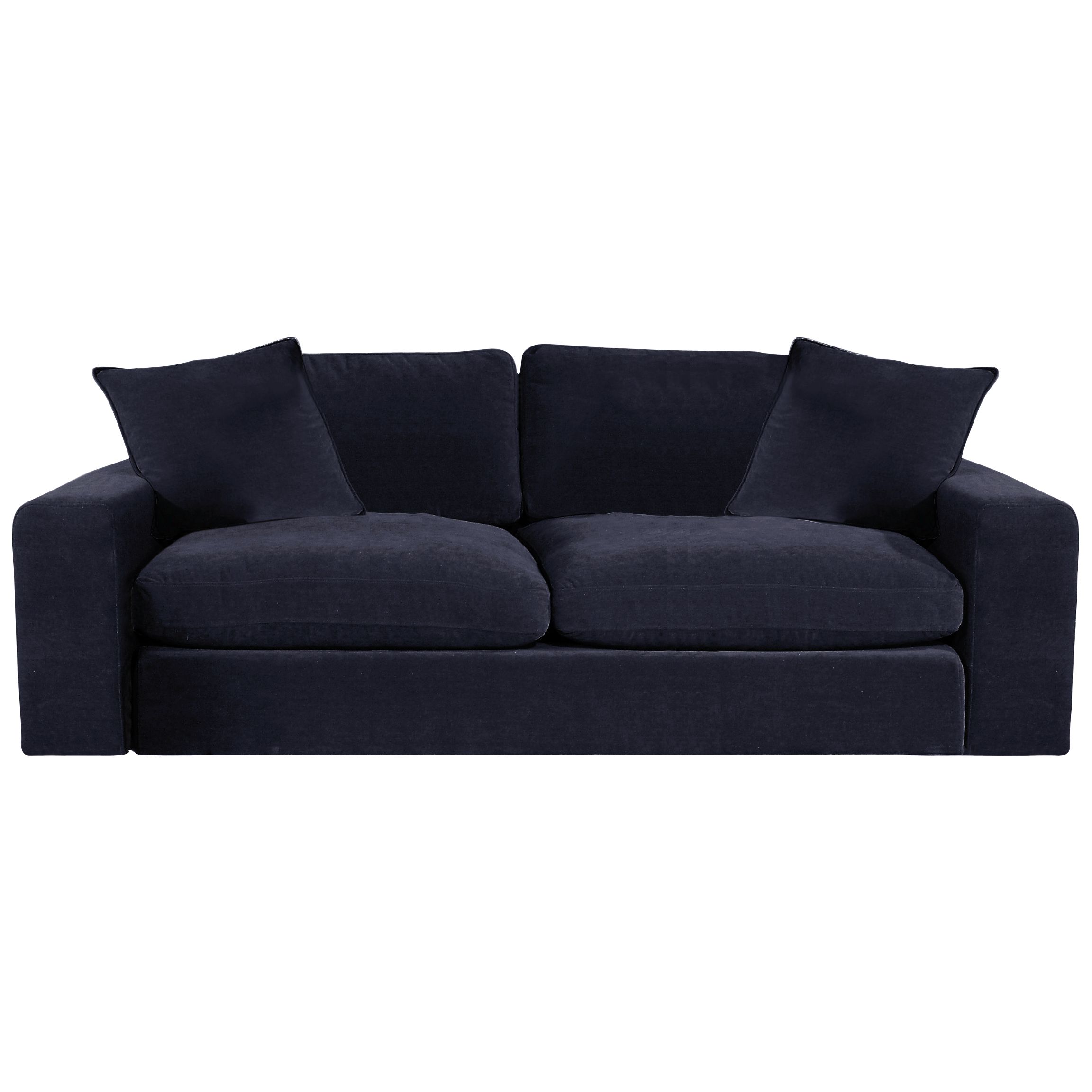 John Lewis Valencia Grand Sofa, Steel