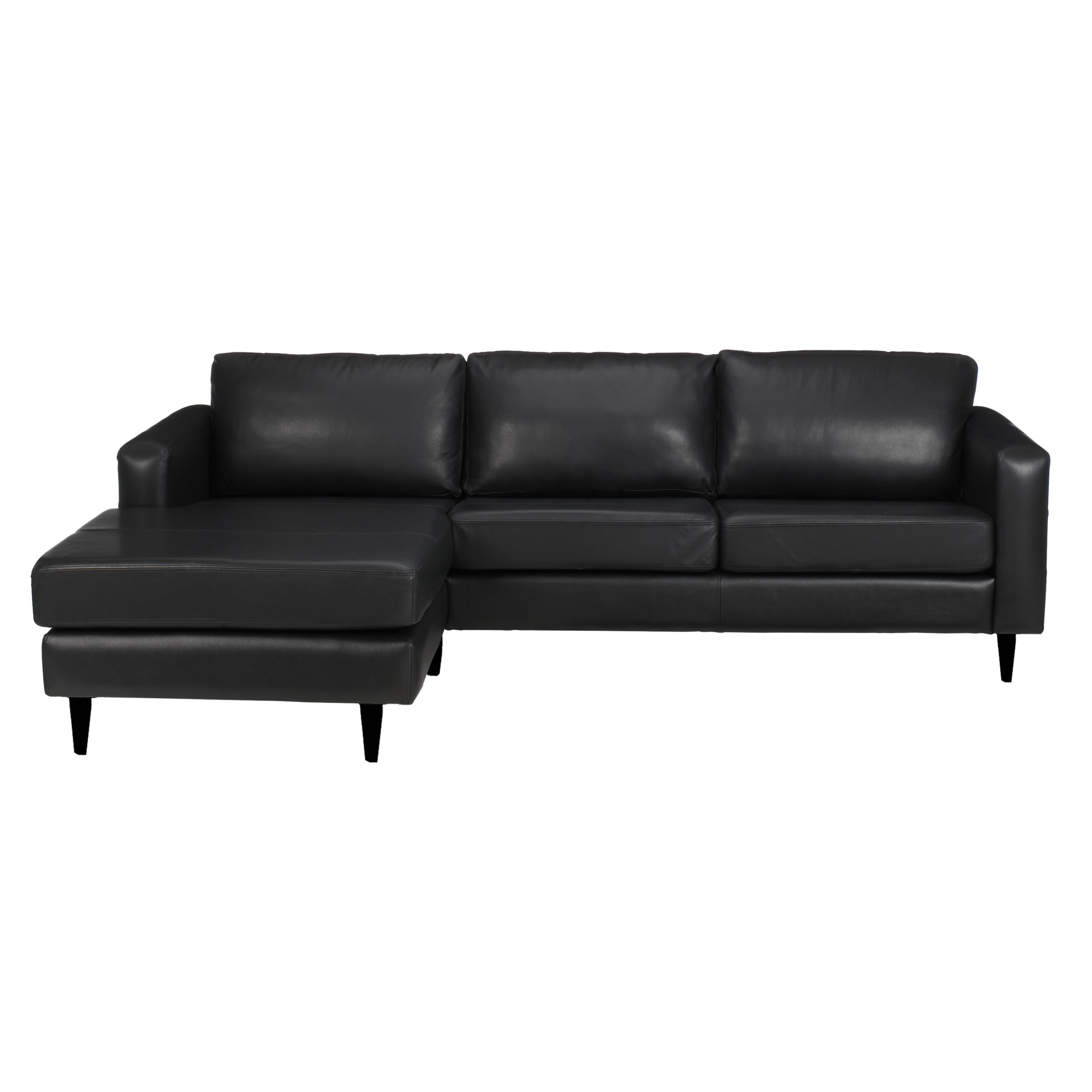 John Lewis Hoxton Left Hand Facing Seat Unit, Bolero Black