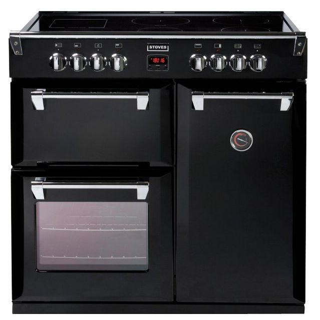 Stoves Richmond 900E Electric Range Cooker, Black at JohnLewis