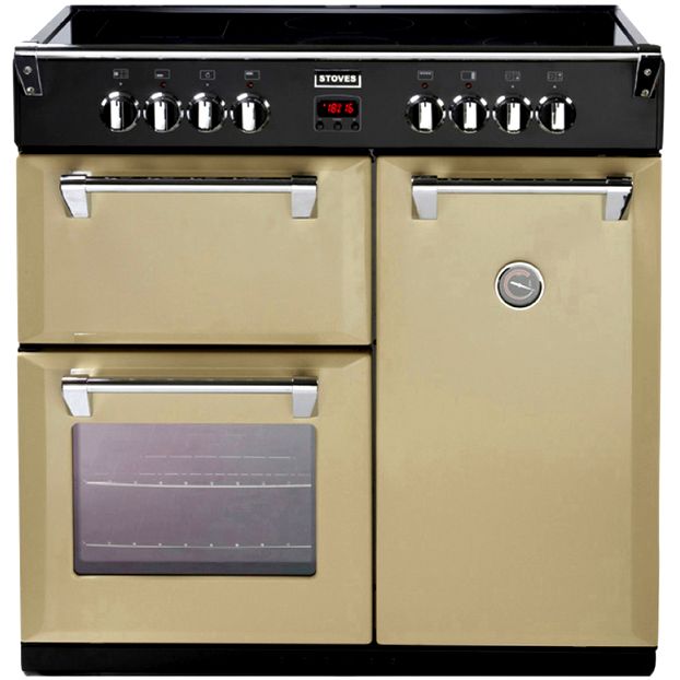 Stoves Richmond 900E Electric Range Cooker, Champagne at John Lewis