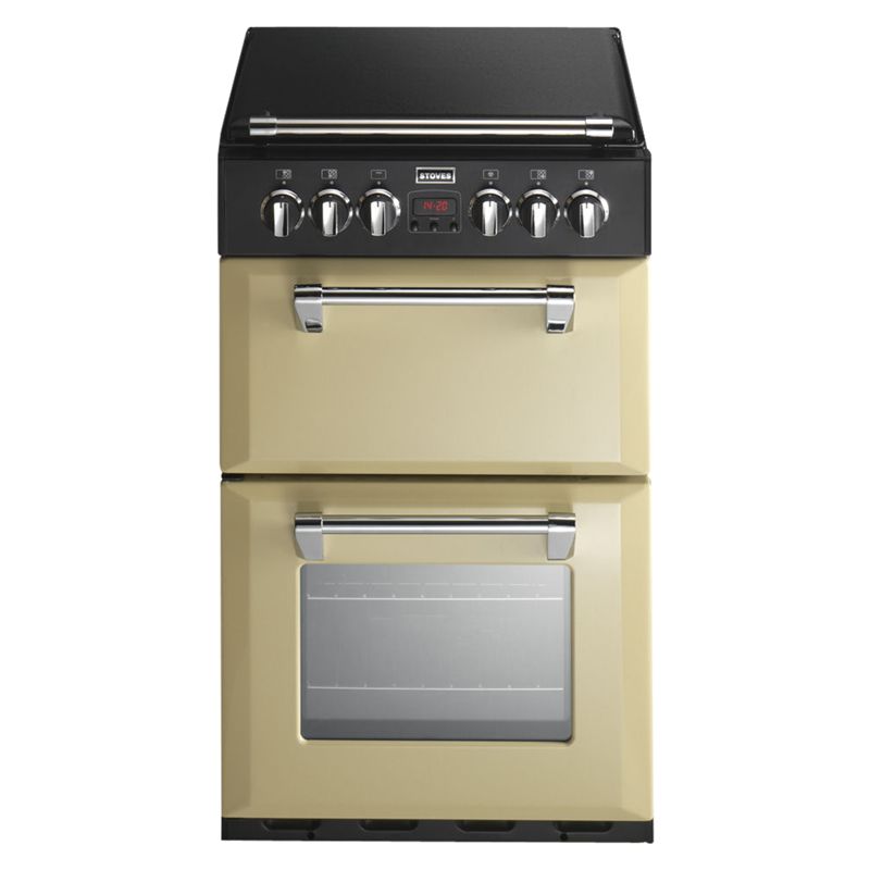 Stoves DF550 Dual Fuel Mini Range Cooker, Champagne at John Lewis