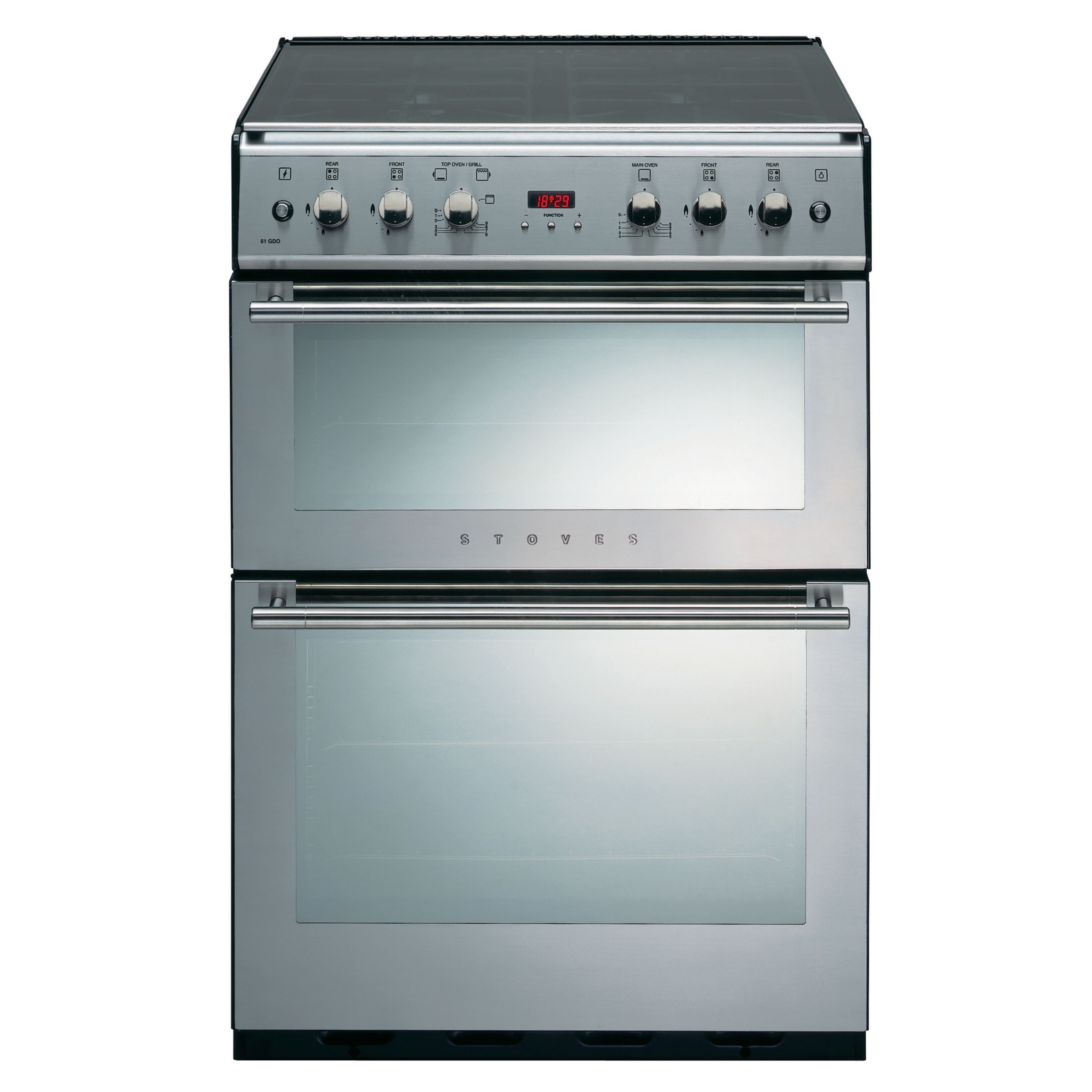 Stoves 61GDO Gas Cooker, Stainless Steel