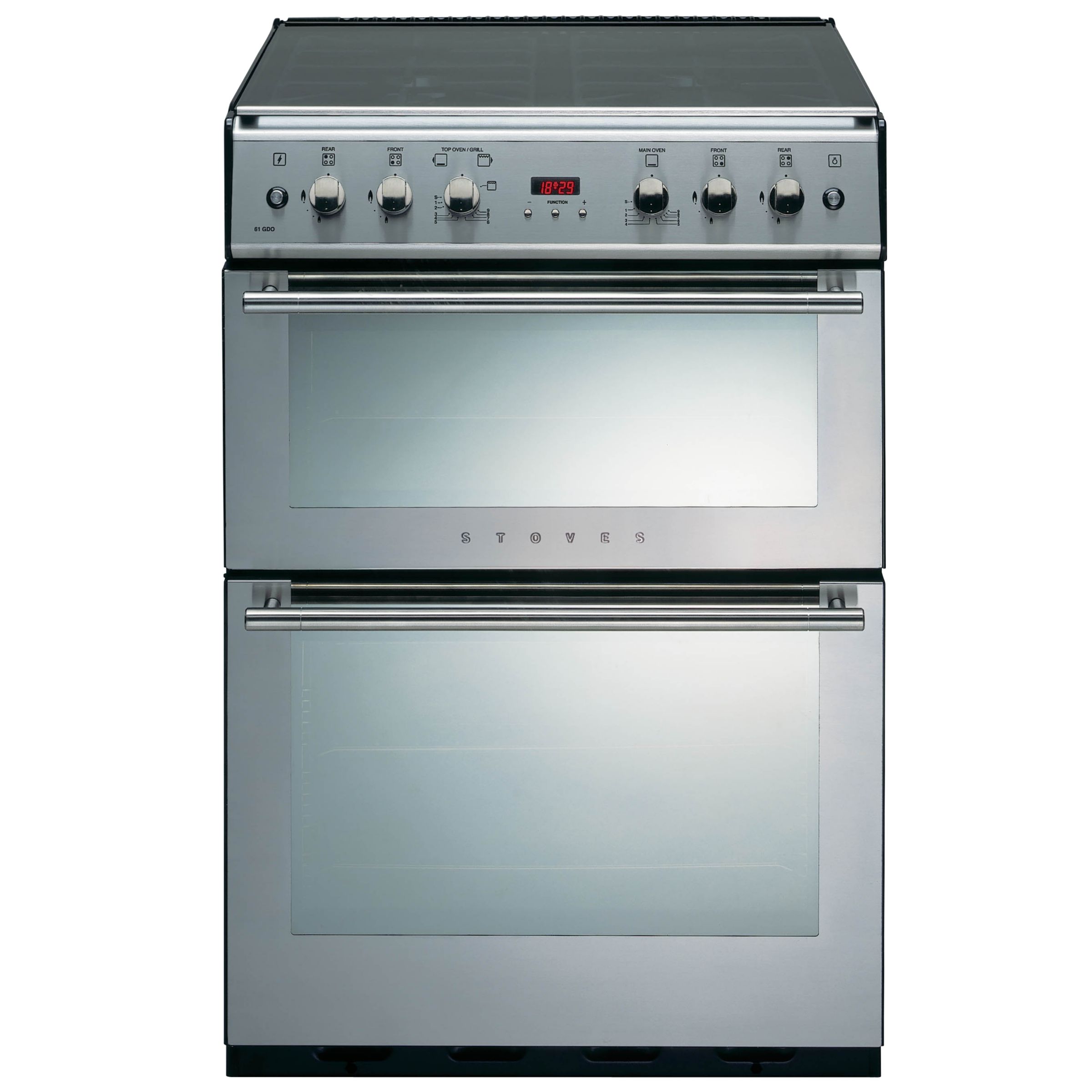 Stoves 61TGDO Gas Cooker, Stainless Steel