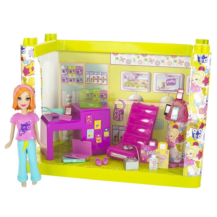 Polly Pocket Stackable Mall Stores, Lea's Electronic Shop