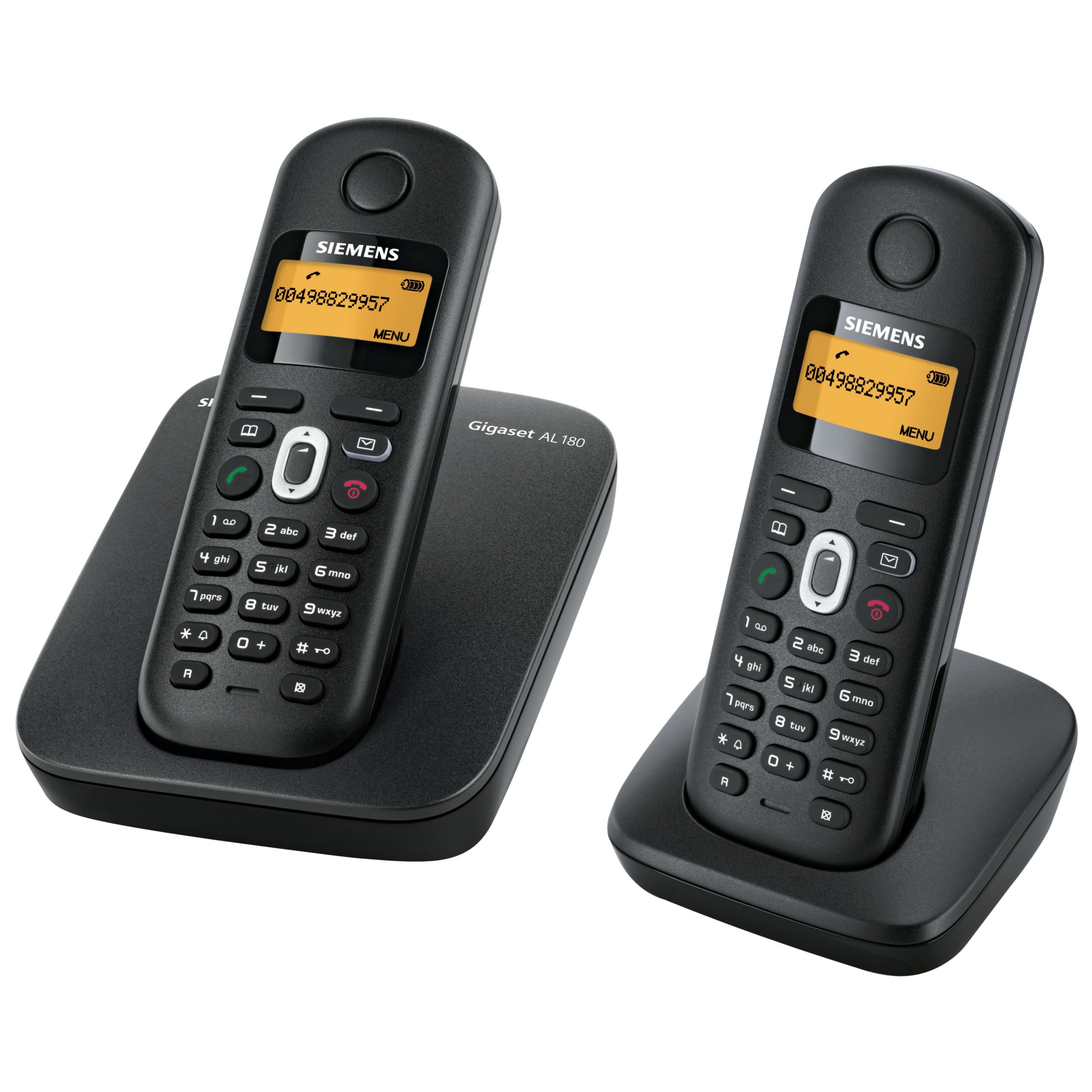 Siemens Gigaset A180 Digital Cordless Telephone, Twin DECT