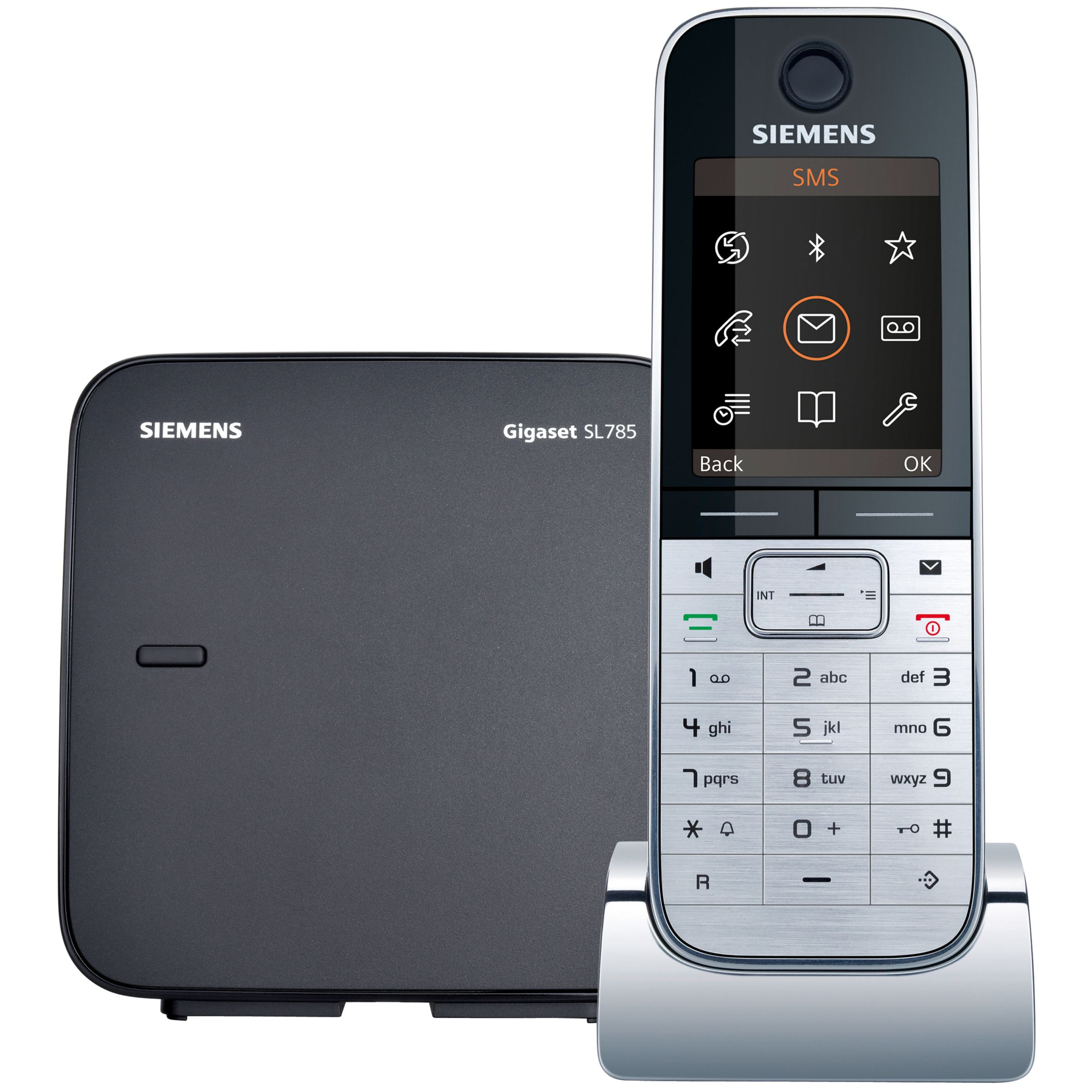 Siemens Gigaset SL785 Digital Cordless Telephone and Answer Machine, Single DECT