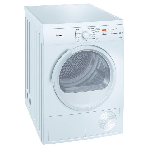 Siemens WT36V398GB Sensor Vented Tumble Dryer White