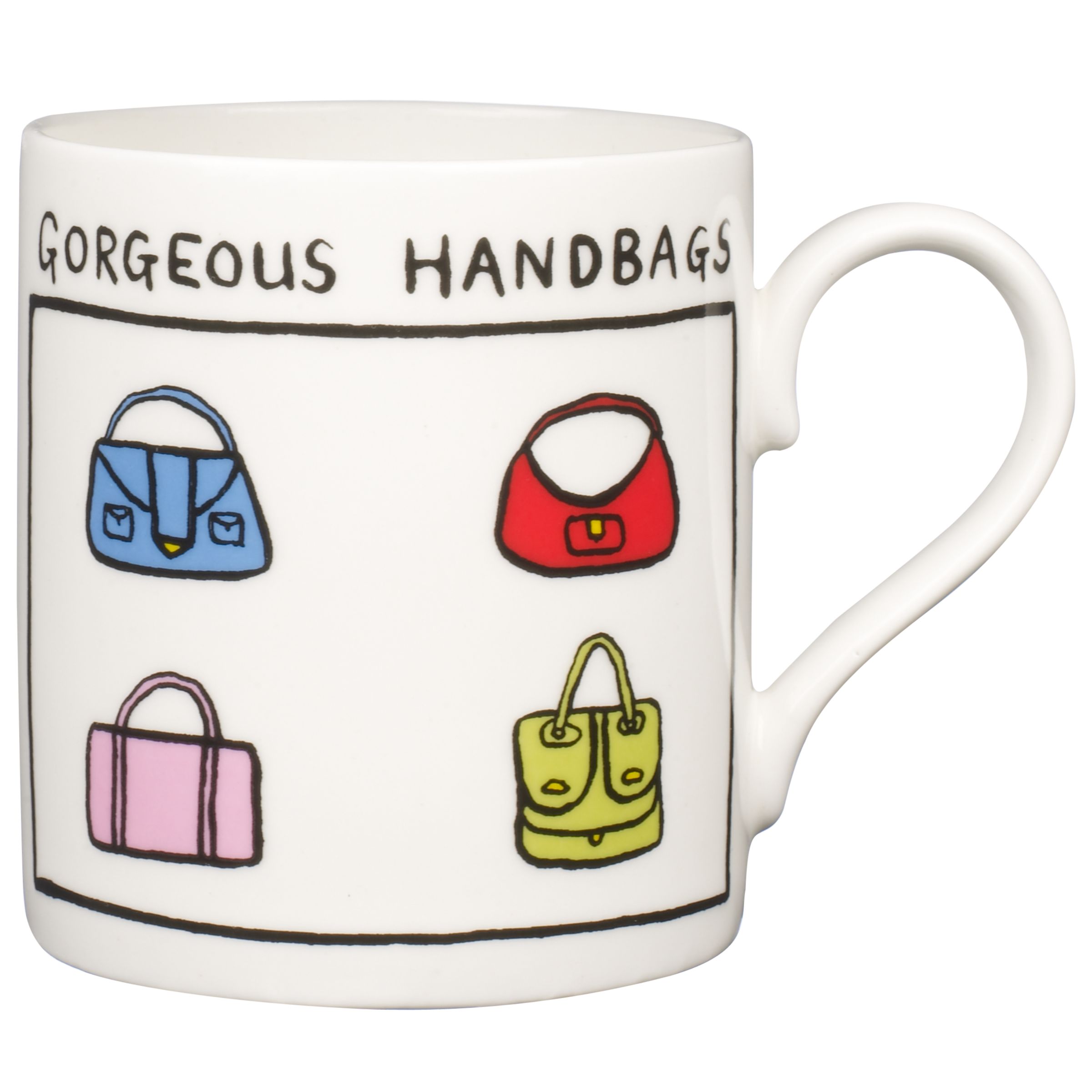 Edward Monkton Gorgeous Handbags Mug