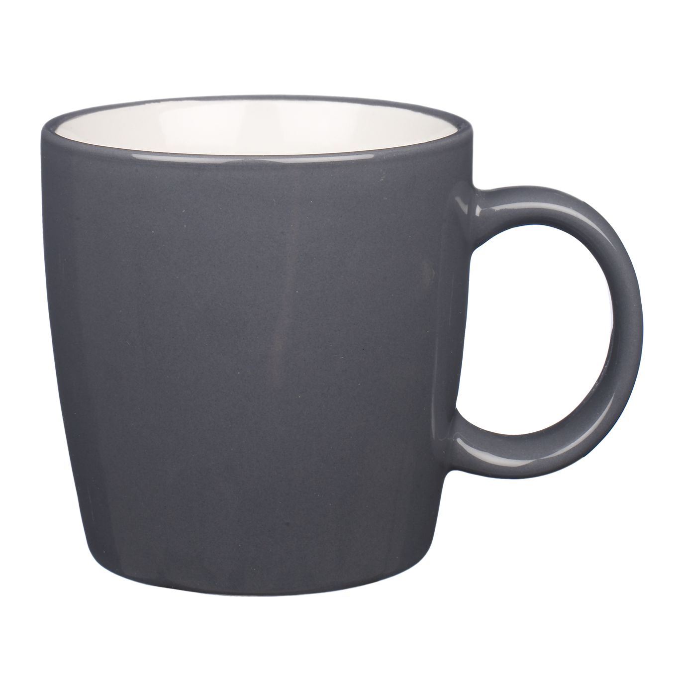 John Lewis Colour Glaze Mug, Slate