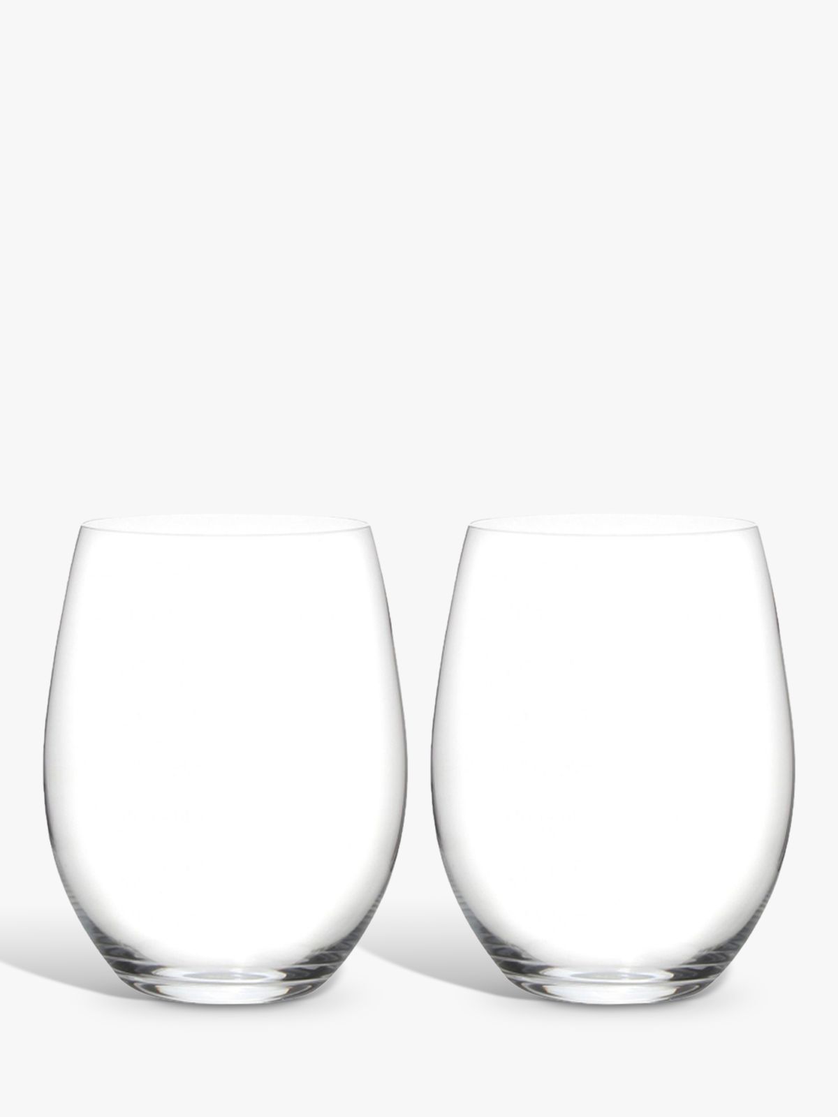 Riedel "O" Stemless Cabernet/Merlot Glasses, Pair, 60cl