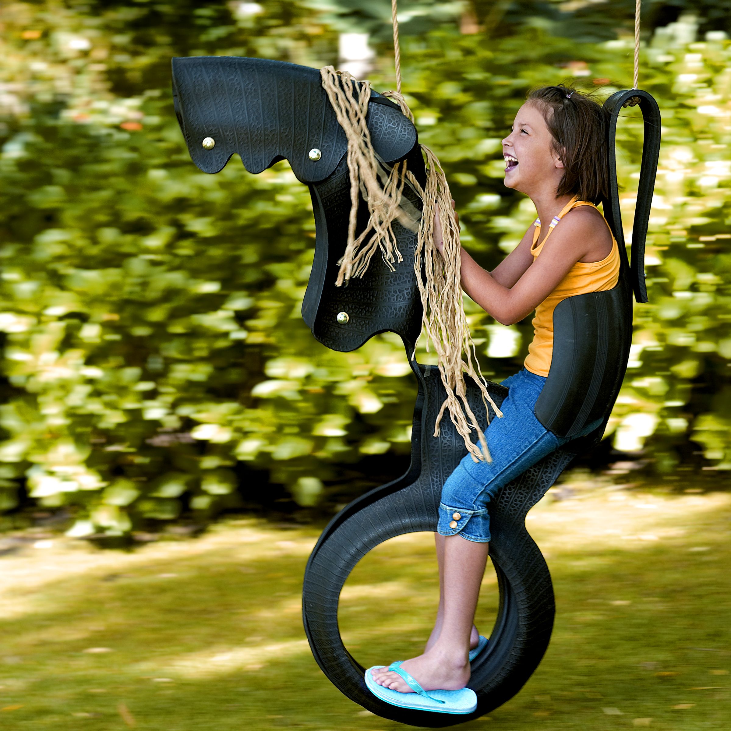 Horse Tyre Swing