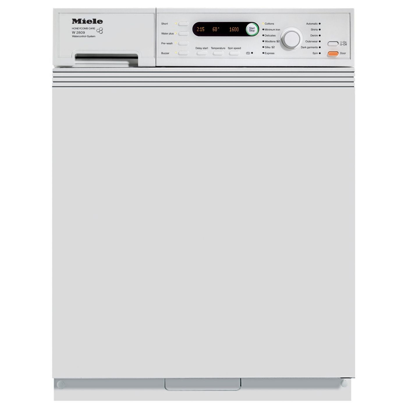 Miele W2809IR Integrated Washing Machine, White at John Lewis