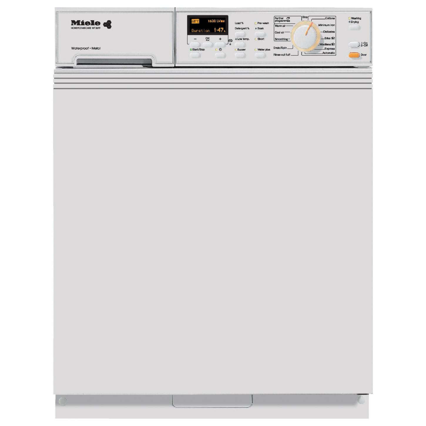 Miele WT2679i WPM Integrated Washer Dryer, White at John Lewis