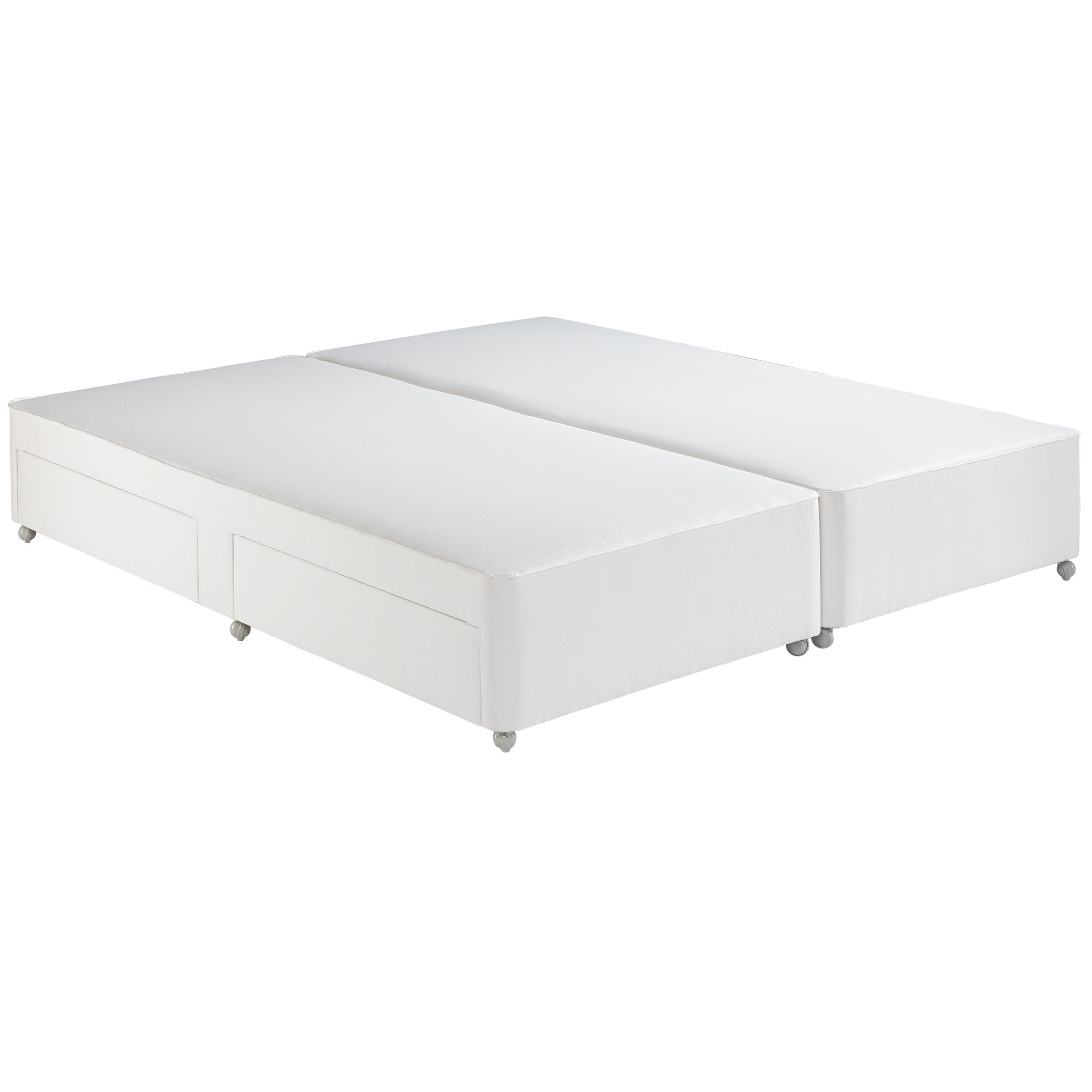 John Lewis True Edge 1000 Drawer Divan Base, Super Kingsize Zipped and Linked at JohnLewis