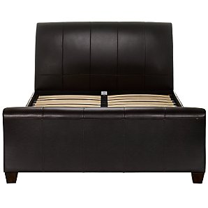 Kinsey Leather Bedstead, Chocolate,