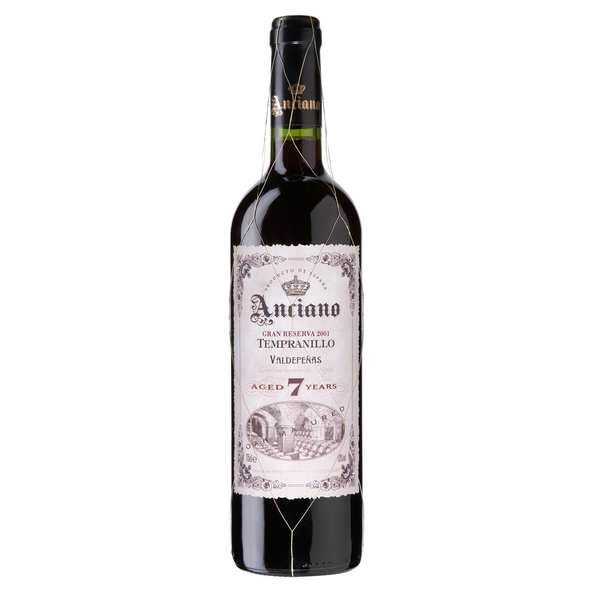 Anciano Tempranillo 2003 Gran Reserva, Valdepeñas, La Mancha, Spain 