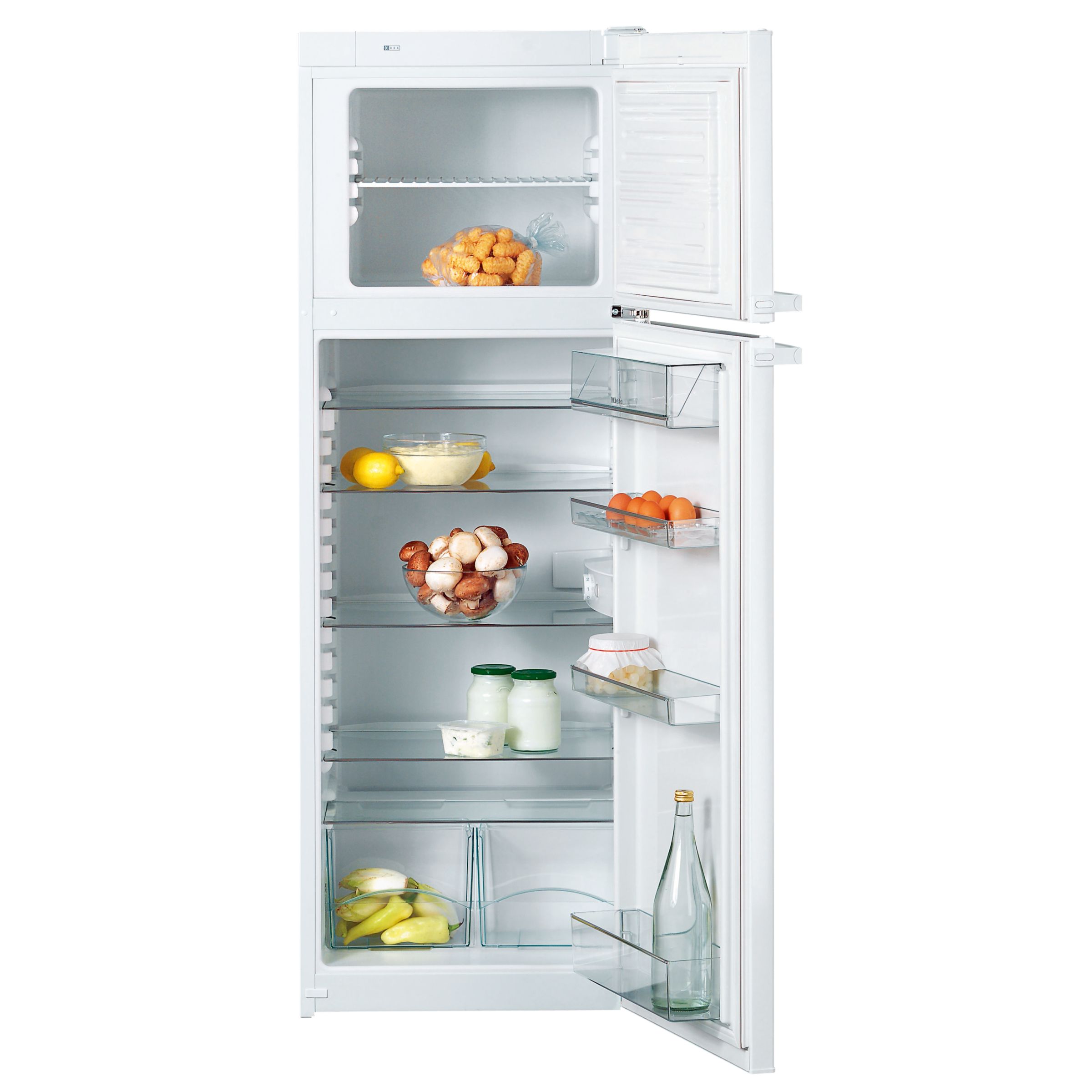 KT12510S Fridge Freezer, White