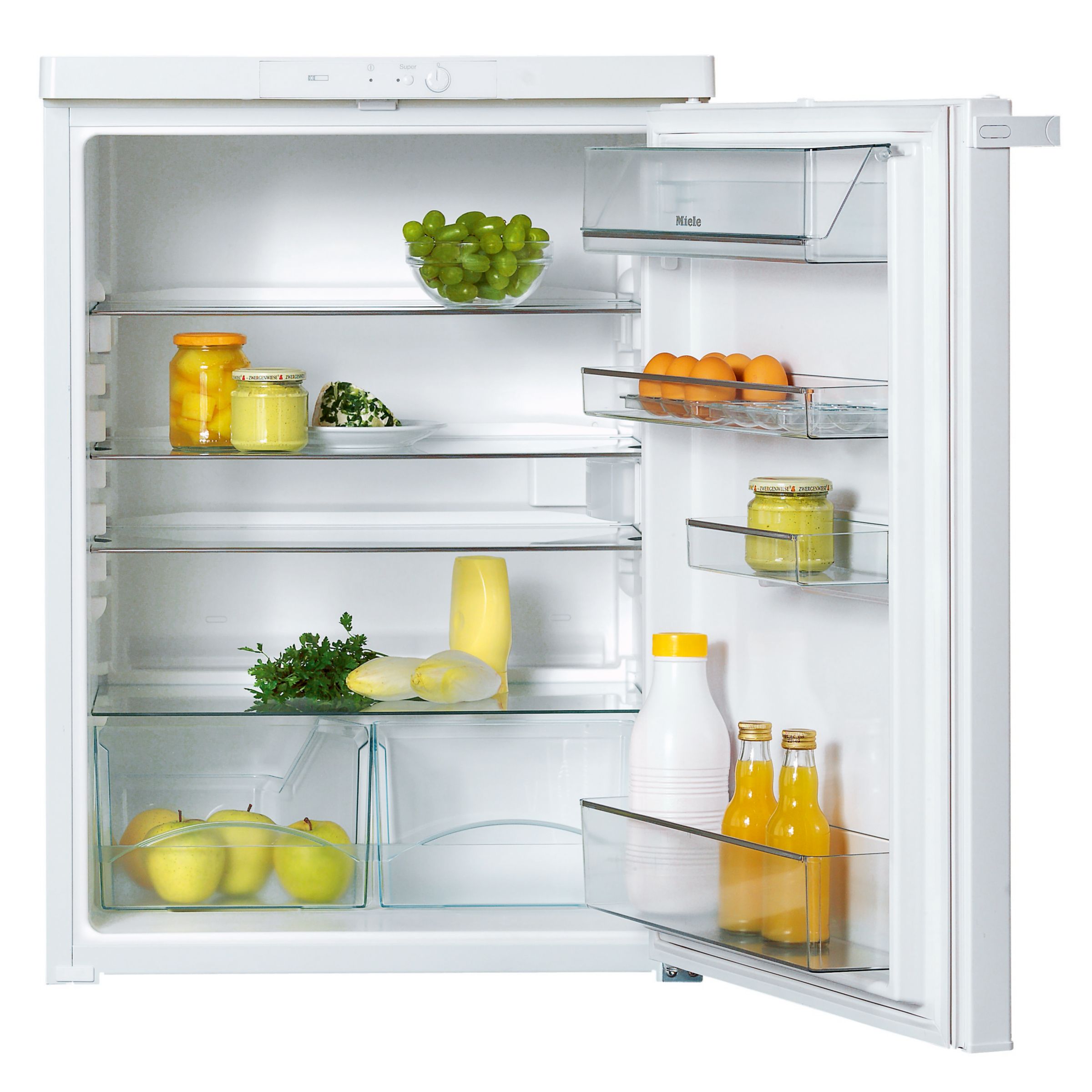 Miele K12020S Larder Fridge, White at John Lewis