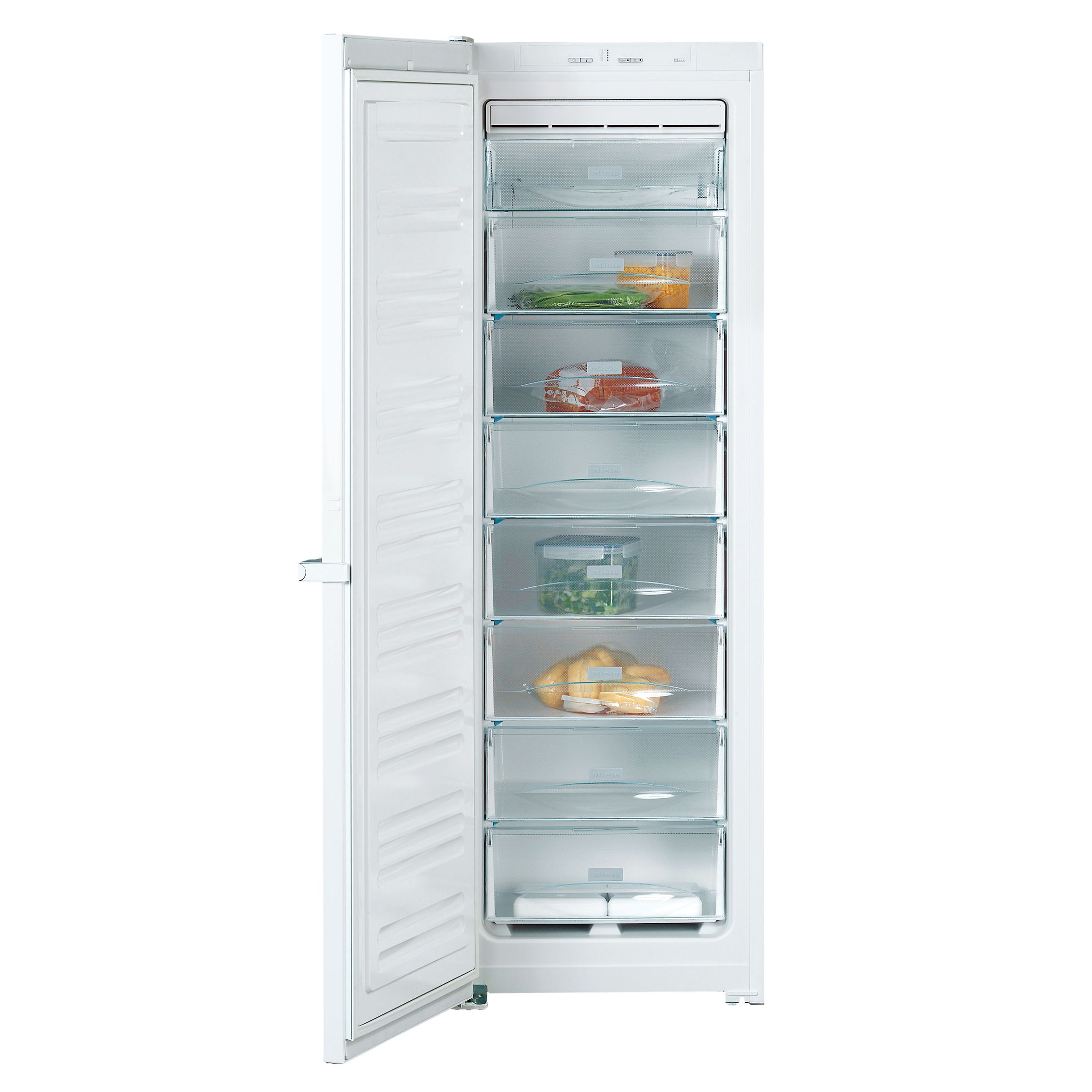 Miele FN12827S Freezer, White at John Lewis