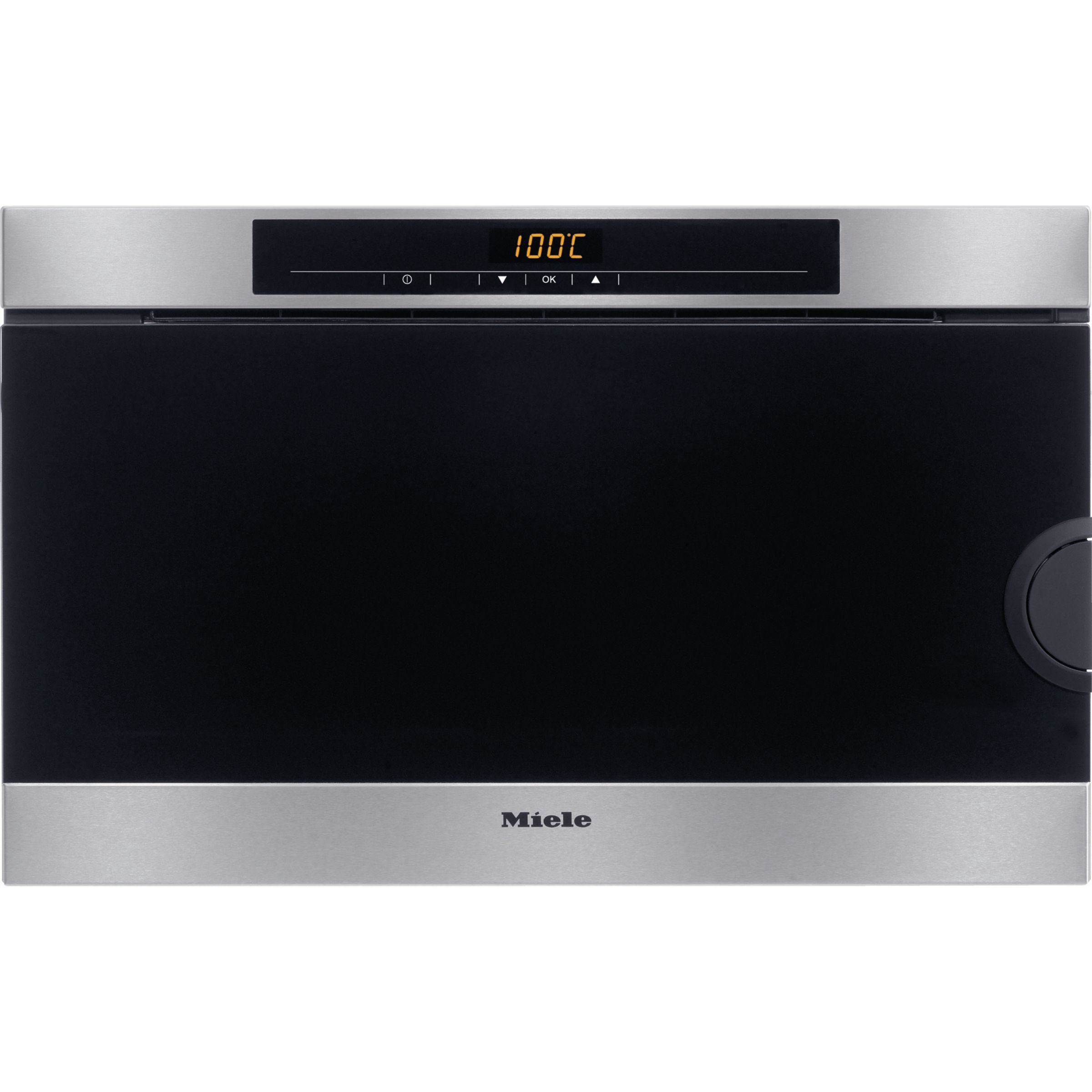 Miele DG3460 Single Electric Steam Oven, Stainless Steel at JohnLewis