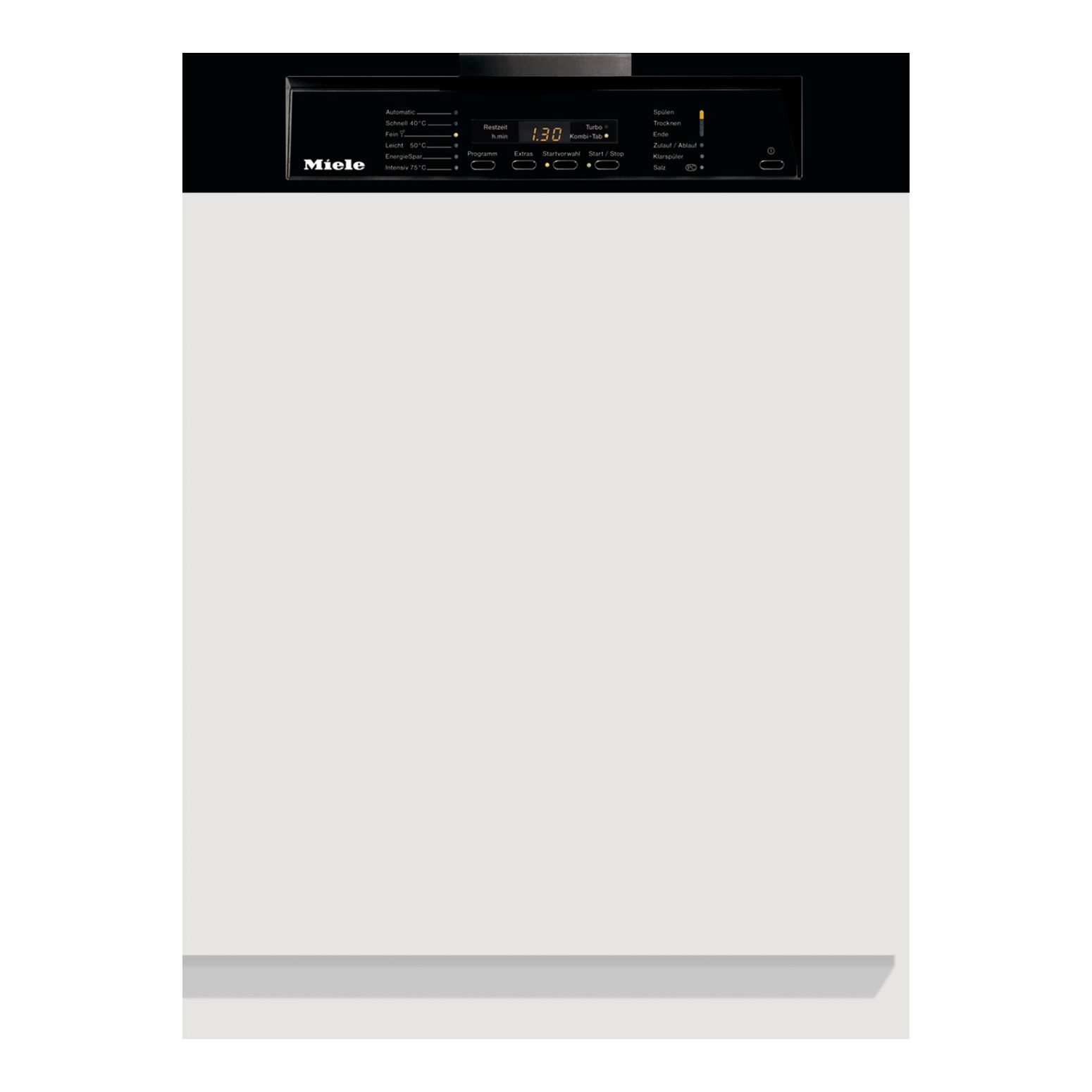 Miele G1252SCi Semi-Integrated Dishwasher, Black at John Lewis