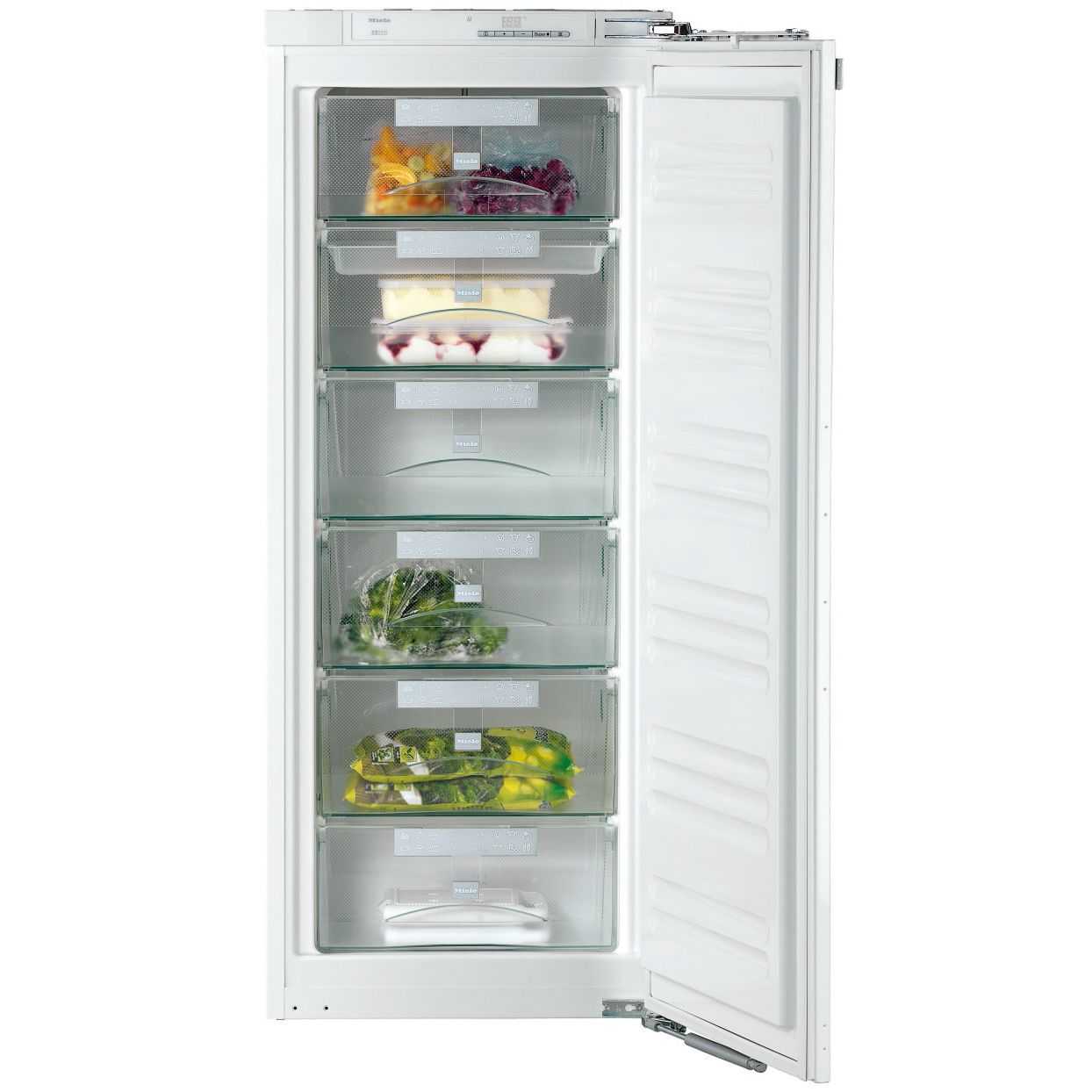 Miele F9552i Tall Integrated Freezer, White at John Lewis