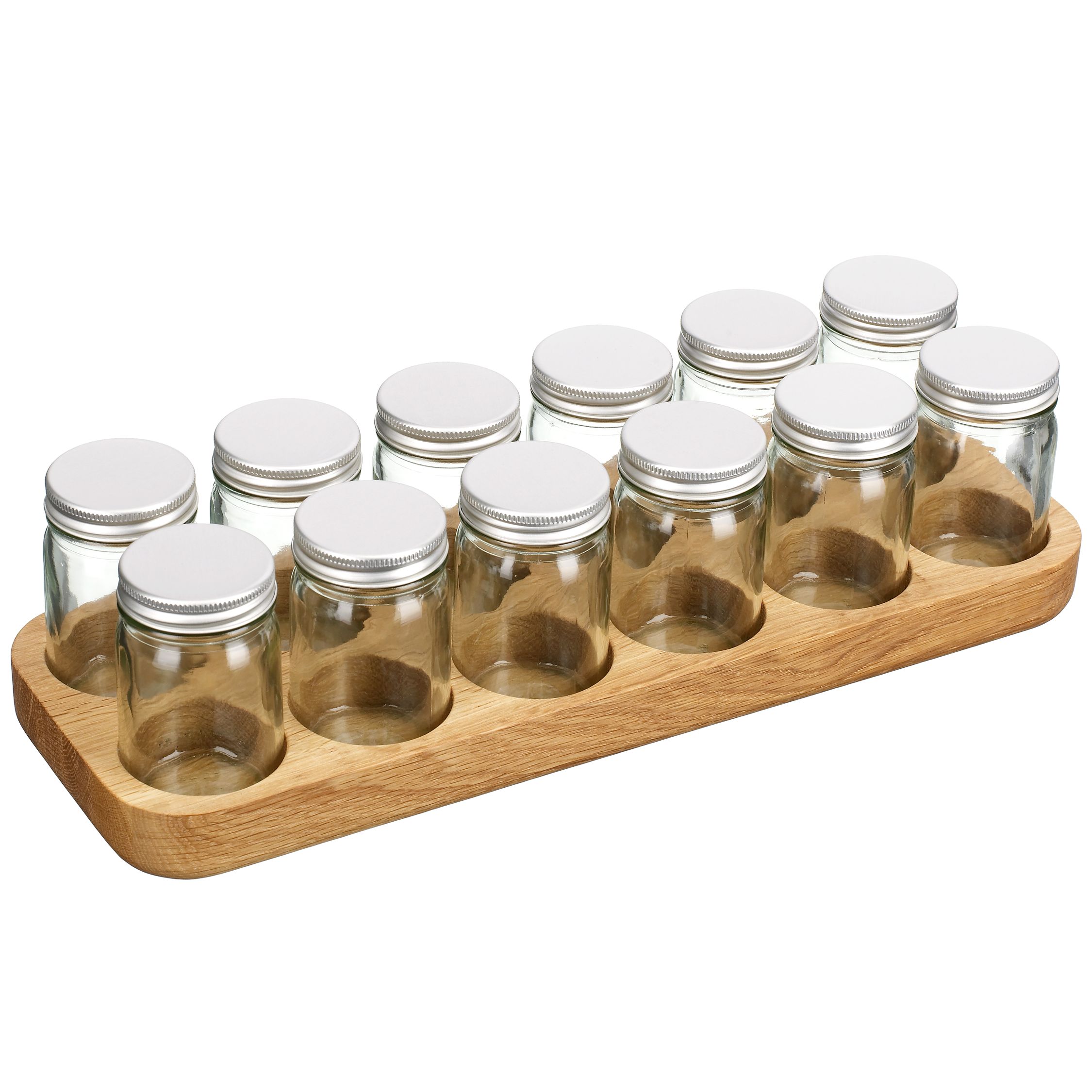 Oak Spice Rack