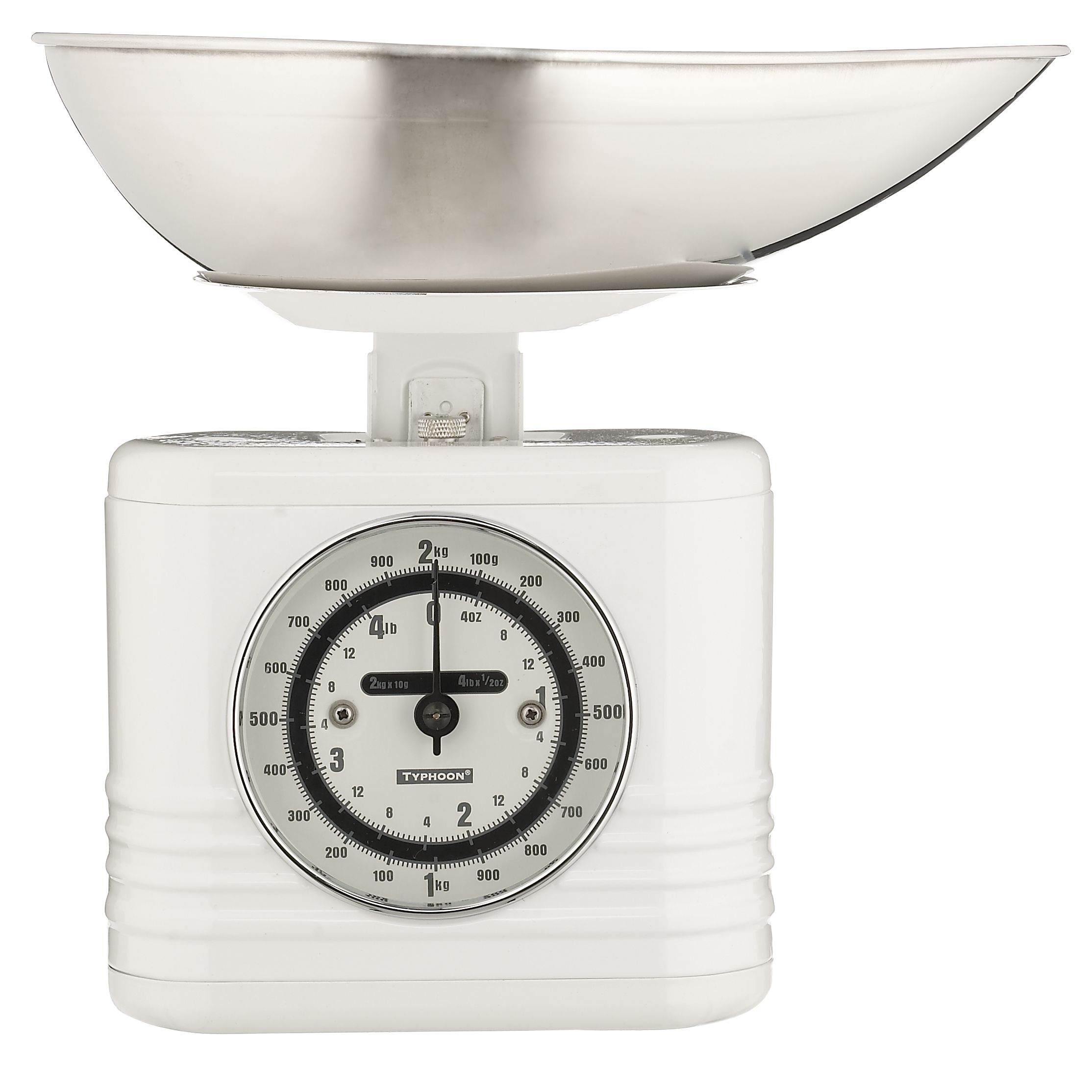 Typhoon Vintage Kitchen Scales, White