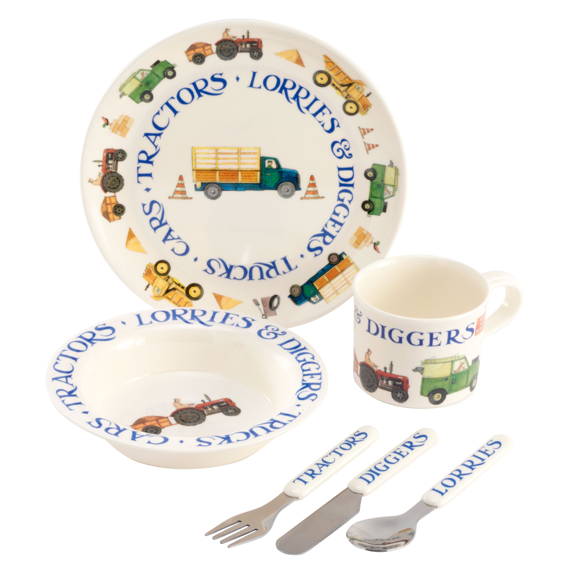 Emma Bridgewater Tractors Plate Set