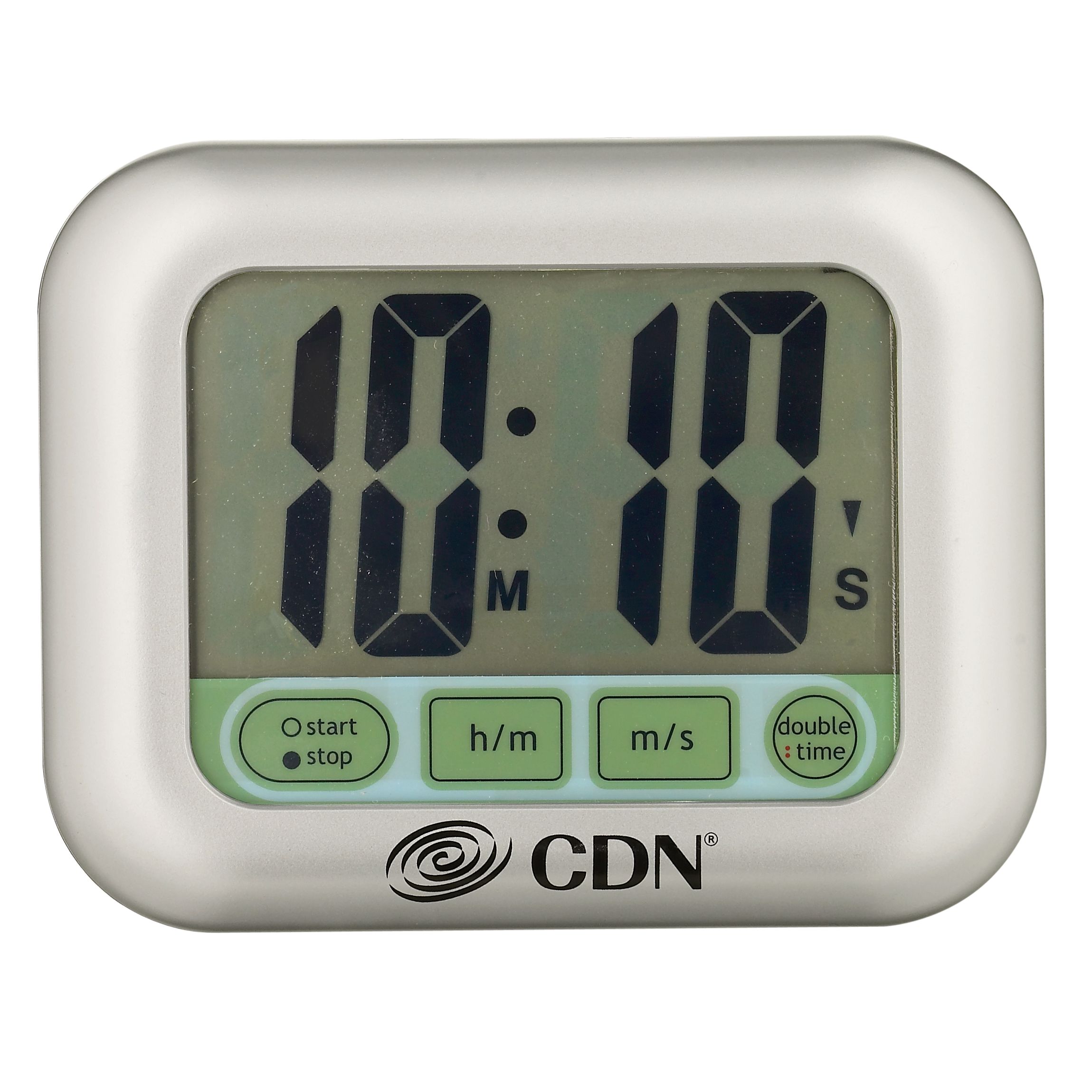 Salter Electronic Sand Timer & Clock, Silver