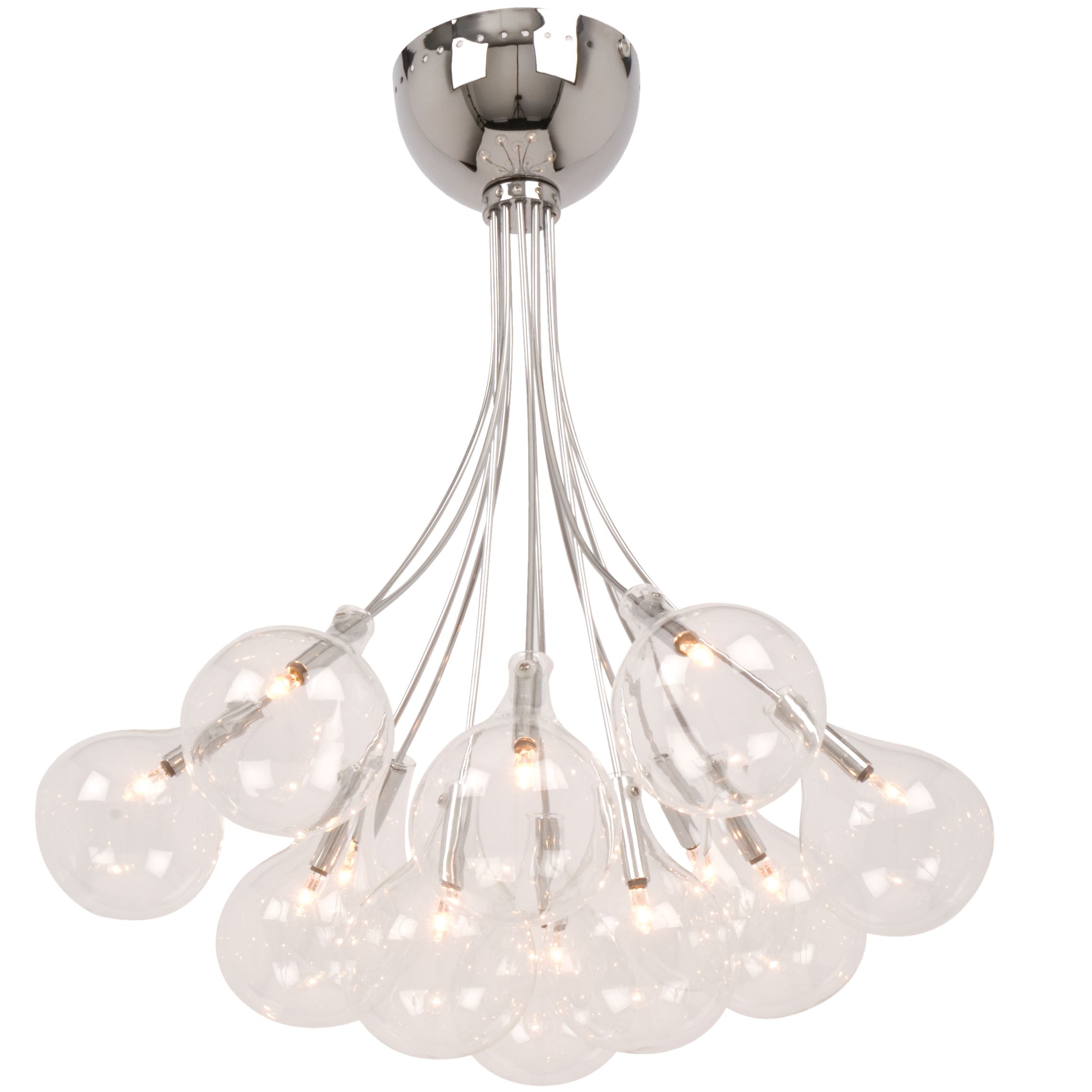 John Lewis Decadence Ceiling Light, 12 Arm