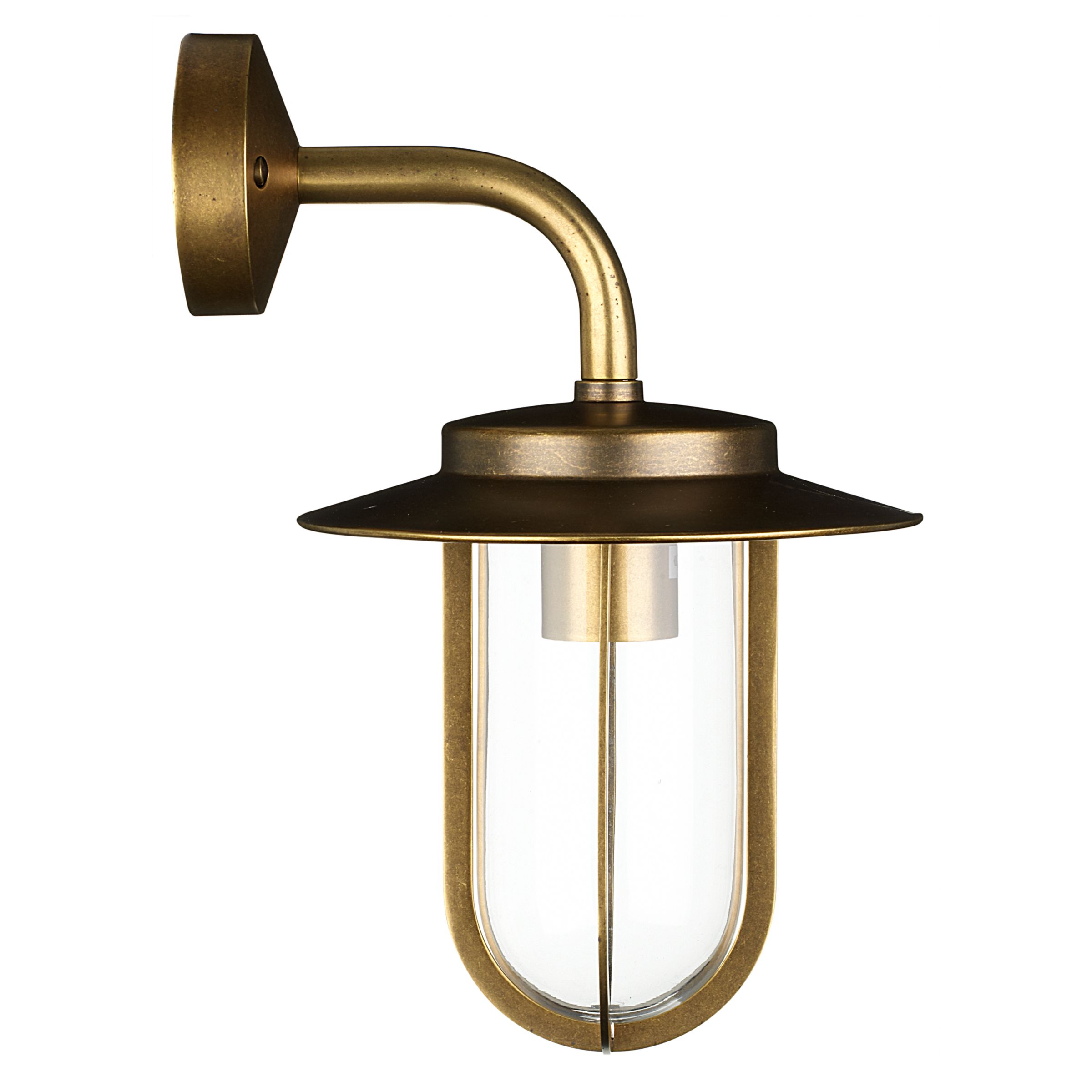 Montparnasse Brass Outdoor Wall Light