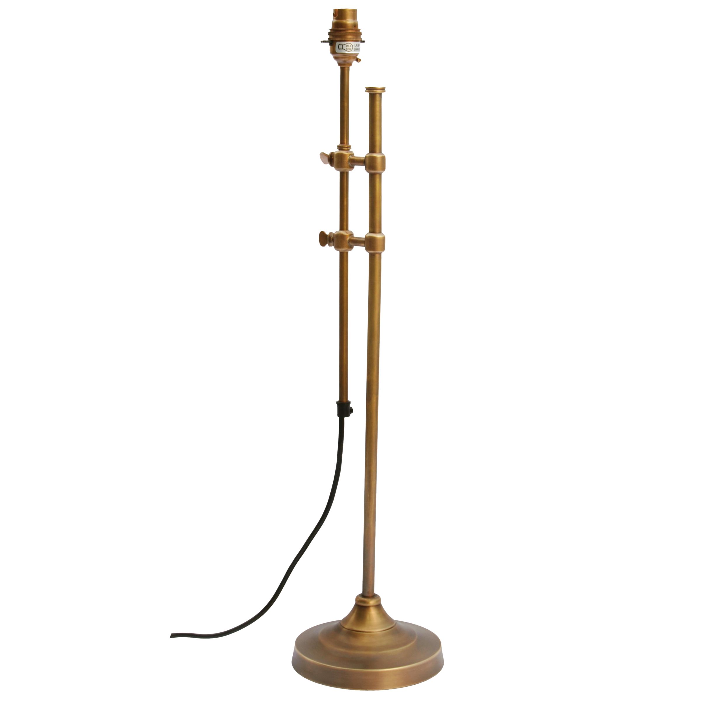 Height Adjustable Lamp Base