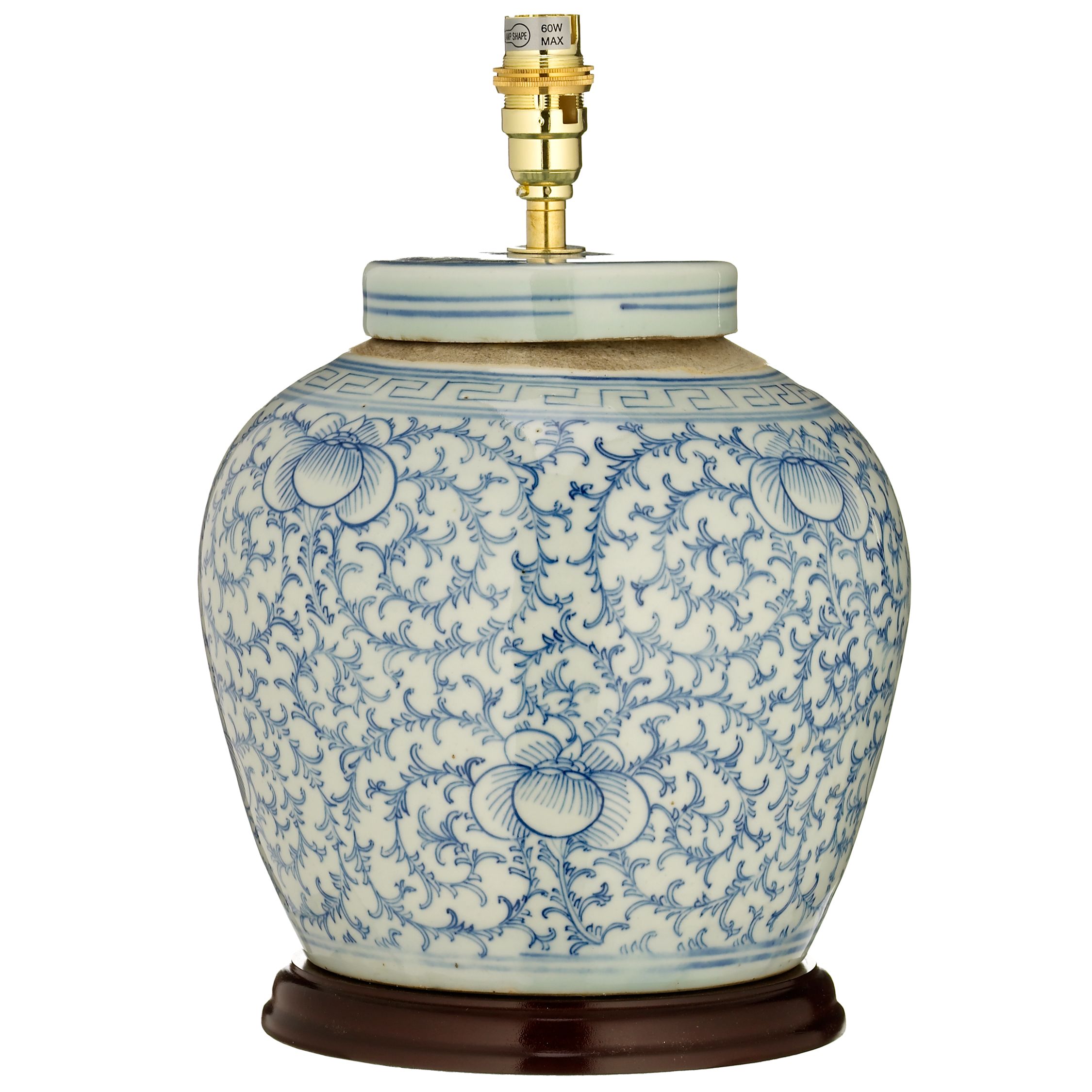 Blue Ginger Jar Lamp Base at John Lewis