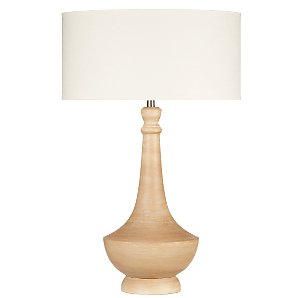 John Lewis Anya Wood Table Lamp