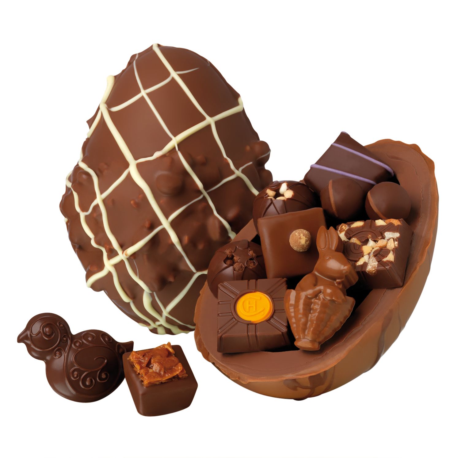 Hotel Chocolat 'Rocky Road to Caramellow' Extra Thick Easter Egg, 520g