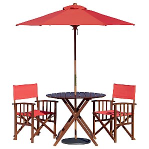 John Lewis Blaze Table, Chairs and Parasol Set