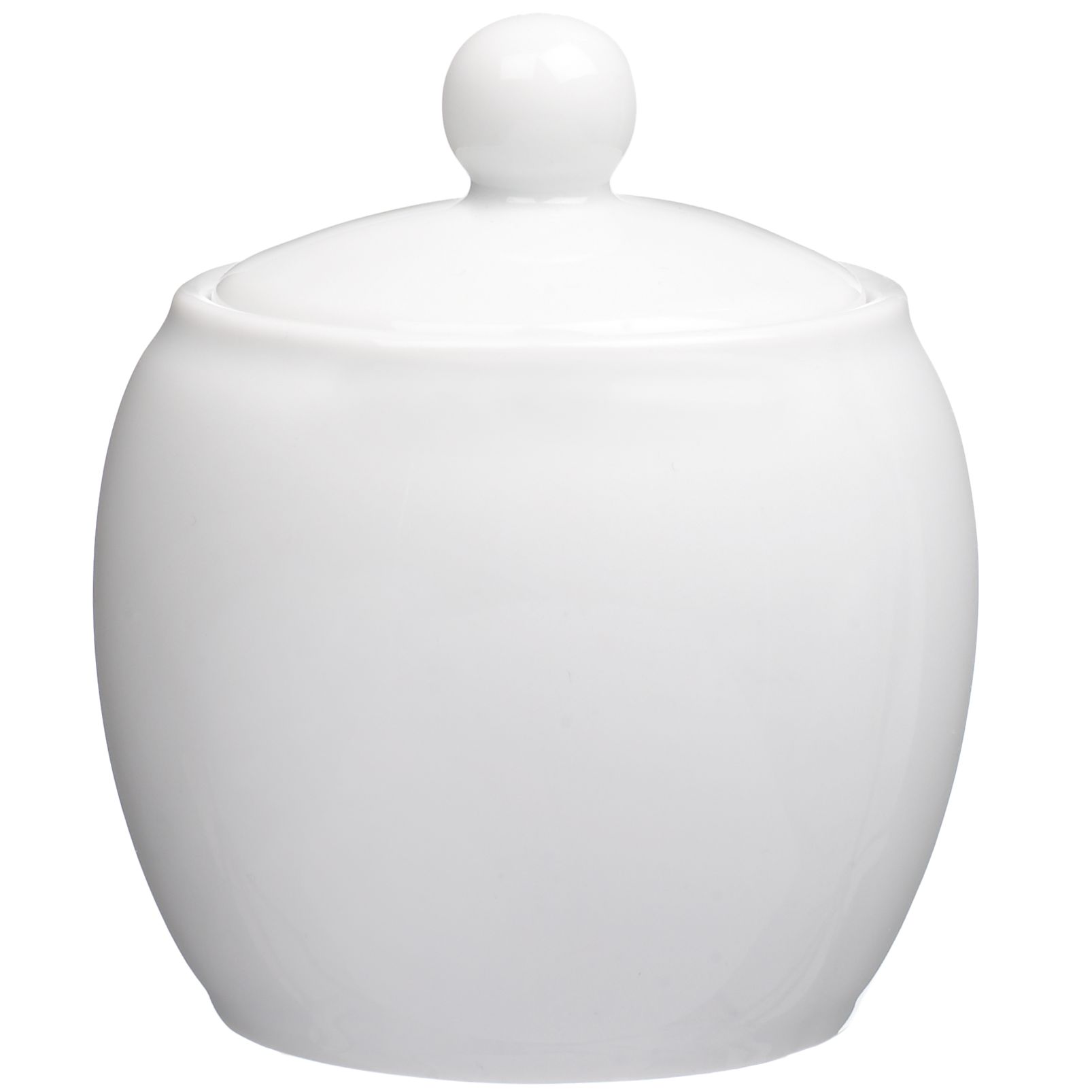 House Round Sugar Bowl, White