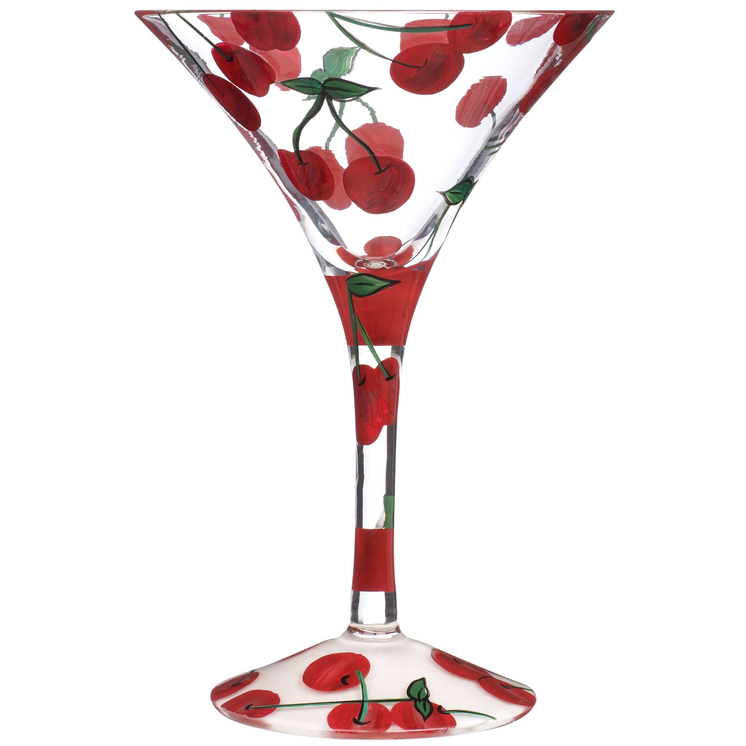 Cherry Bomb Martini Glass