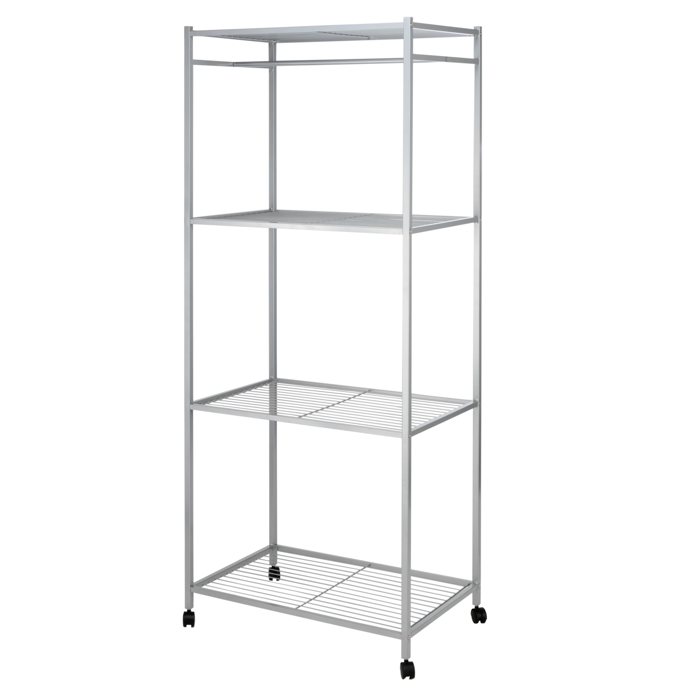 John Lewis 4 Tier Unit, Silver