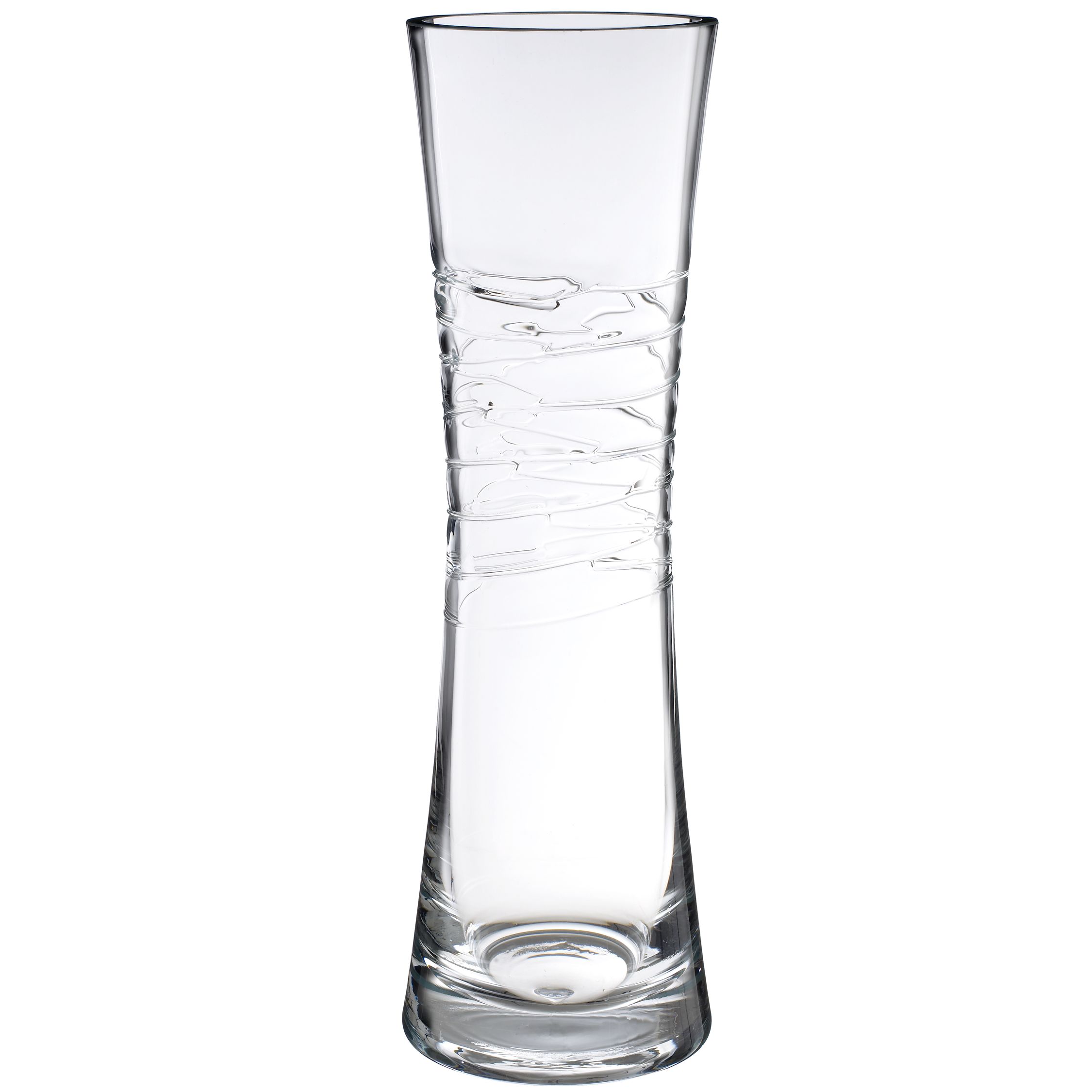 Spiro Vase, Clear, 34cm