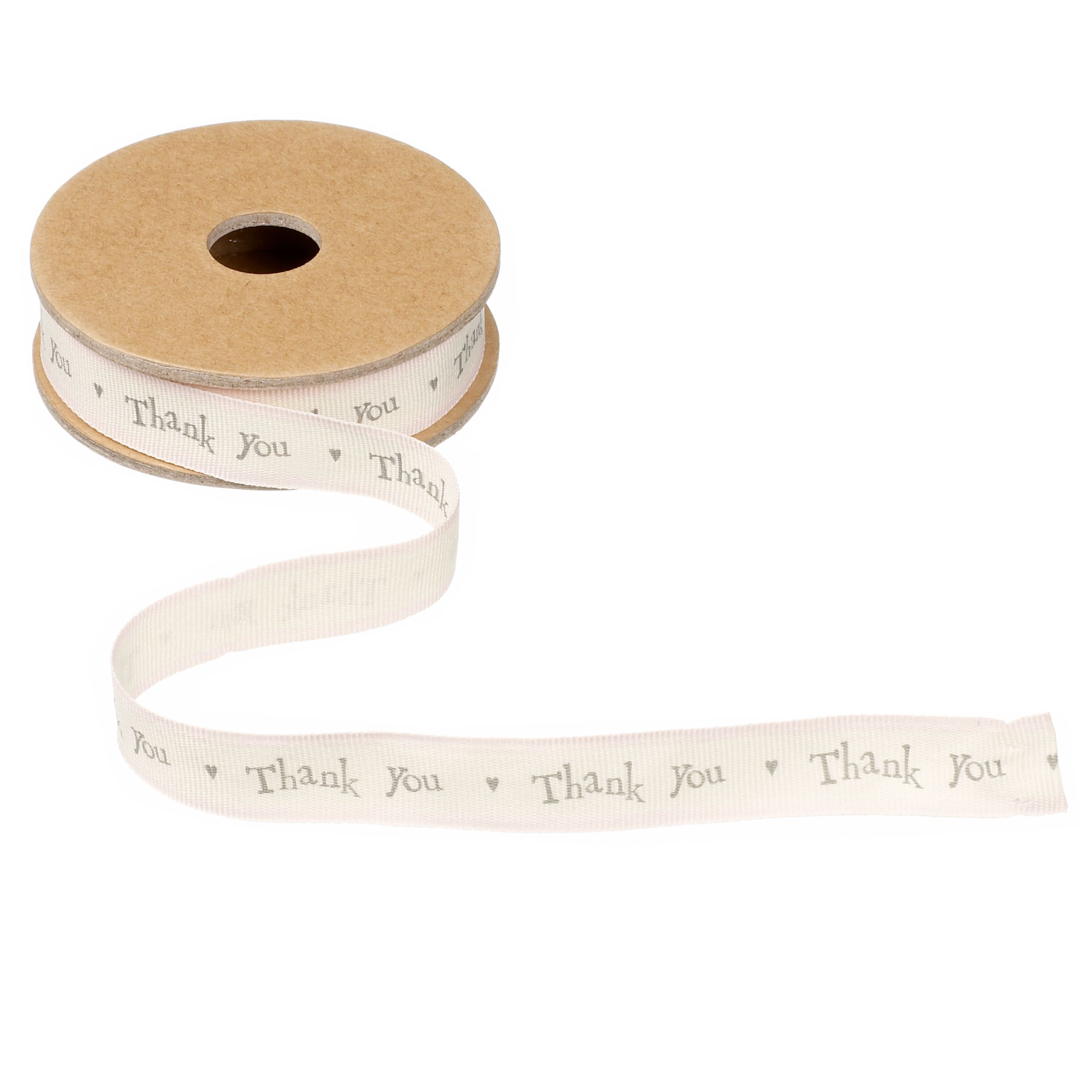 East Of India Thank You Ribbon, 3m
