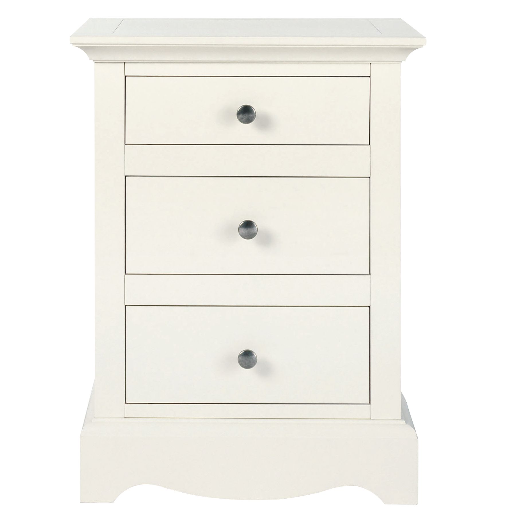 Darcy 3 Drawer Chest, Ivory